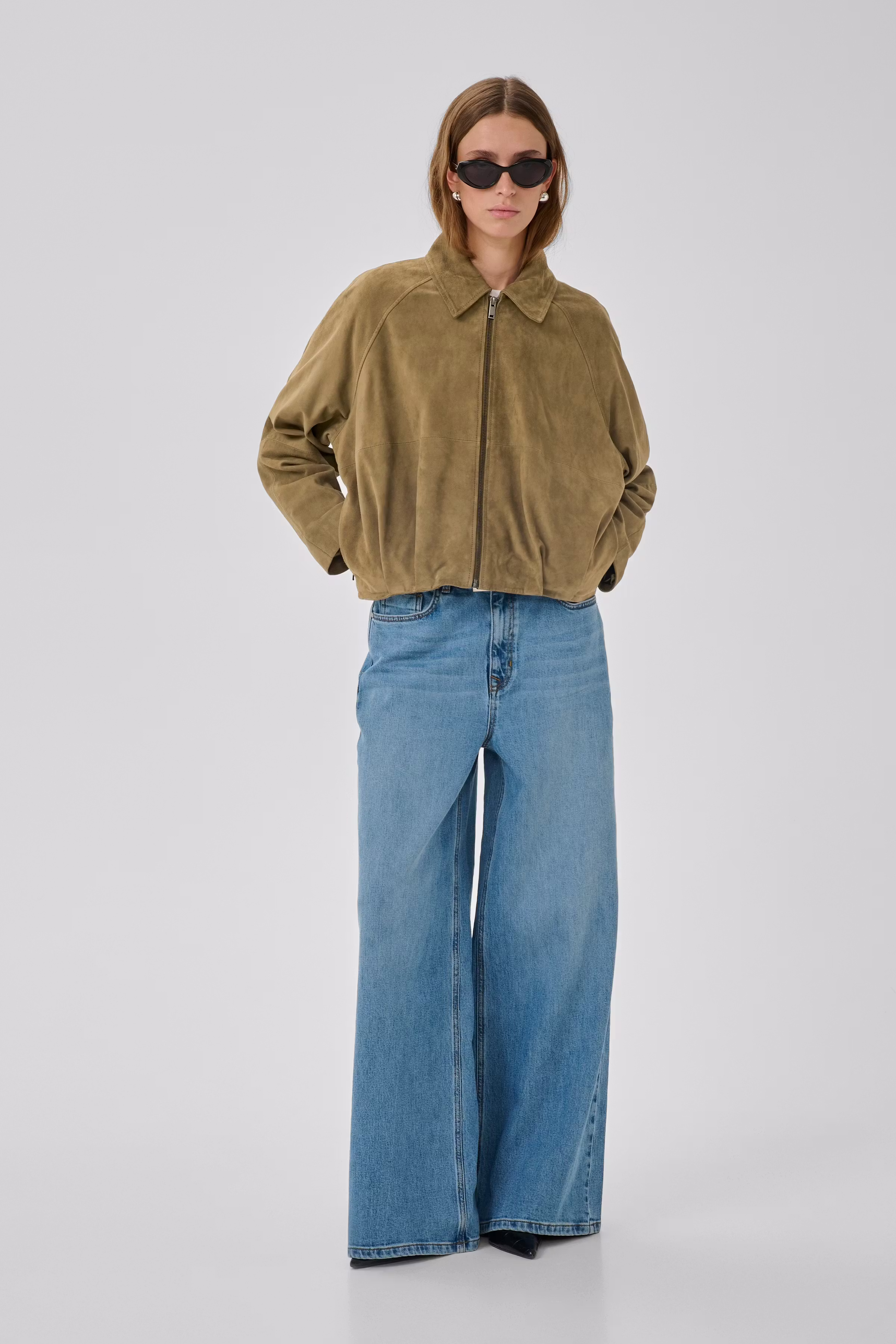 MWPetra Suède jas LOOKBOOK FRONT 10705457-180820