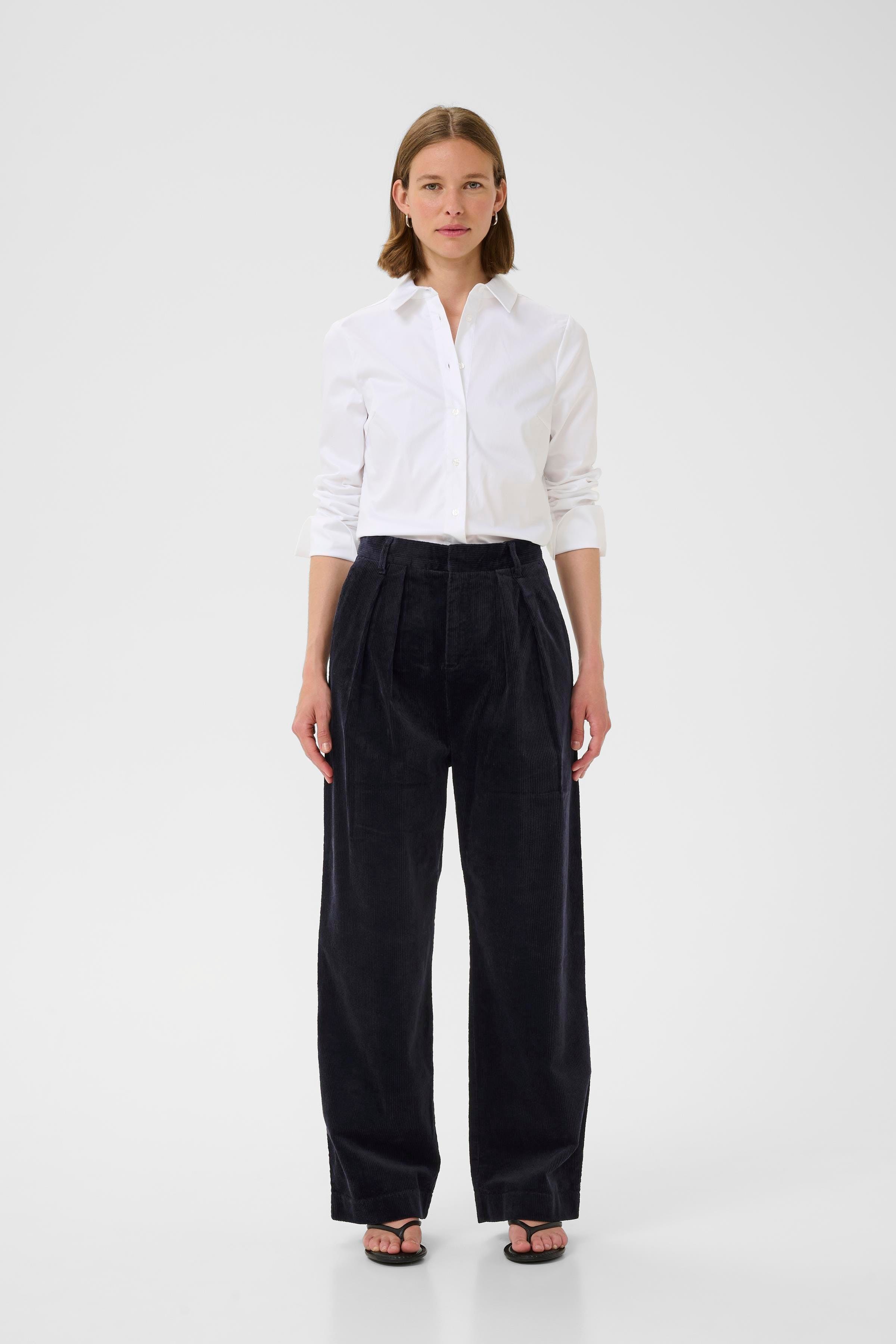 ToriIW Wide Trousers LOOKBOOK FRONT 30109783-300005