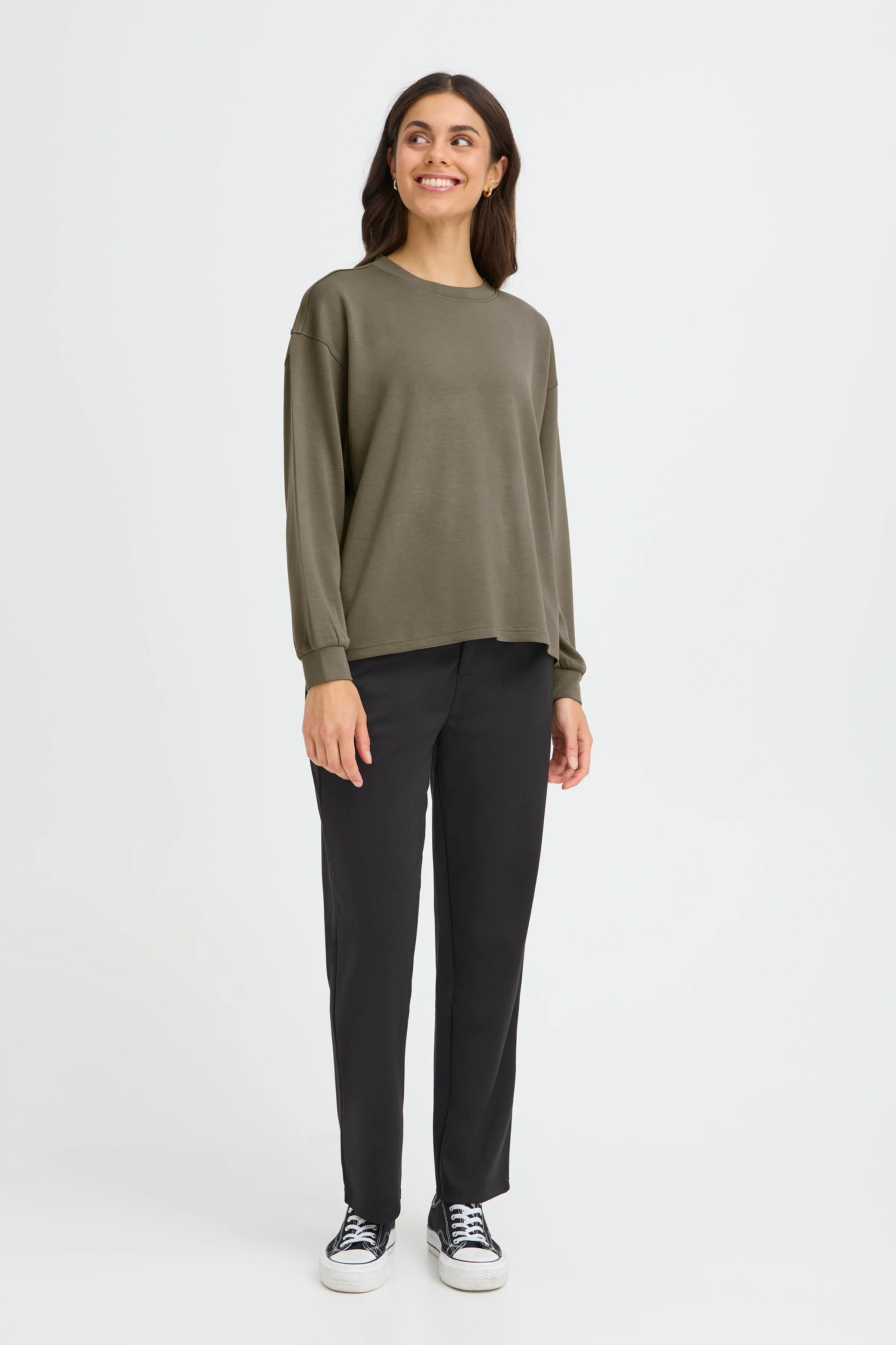 FRAURORA PU 7 Sweatshirt LOOKBOOK FRONT 20615558-180516