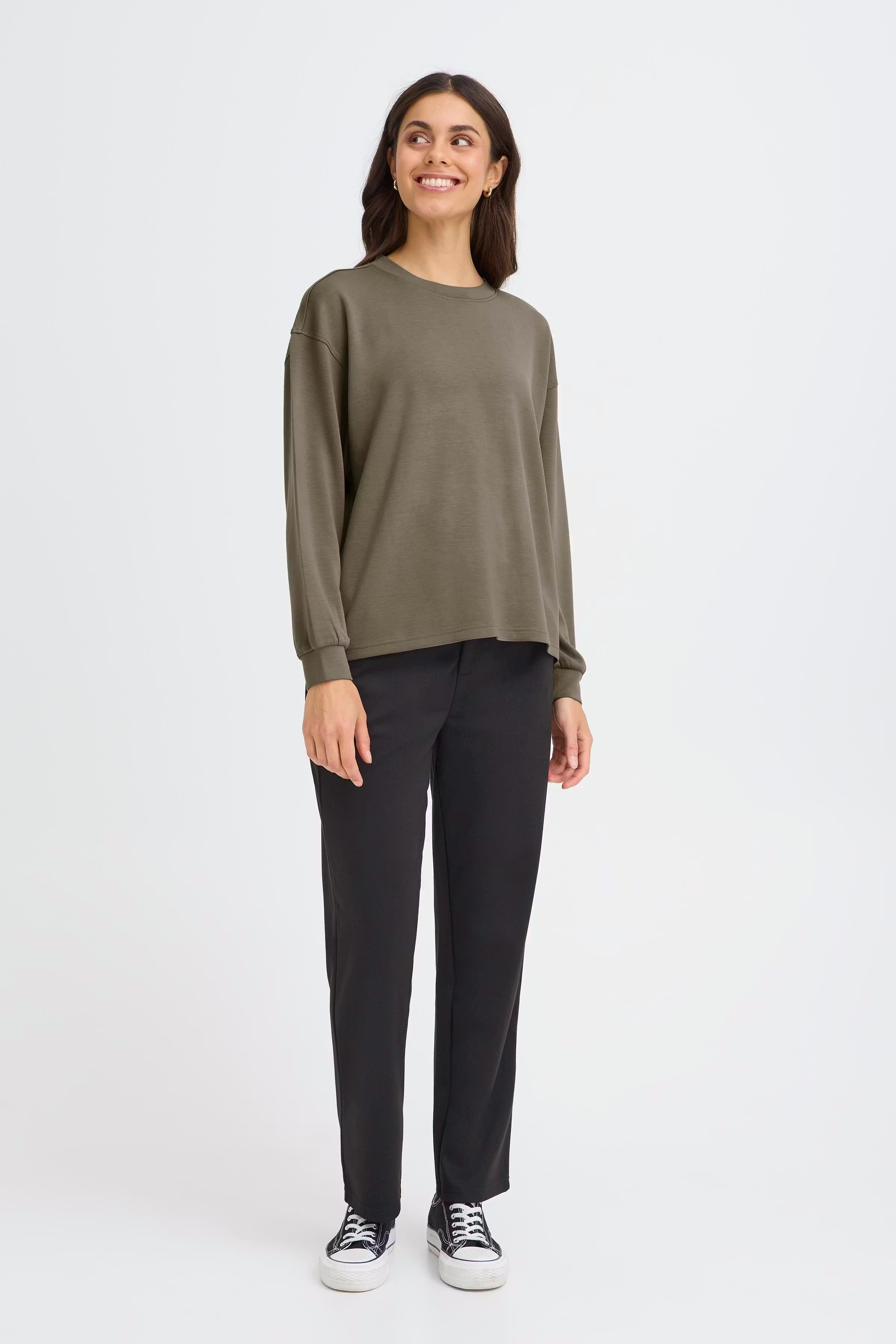 FRAURORA PU 7 Sweatshirt LOOKBOOK FRONT 20615558-180516