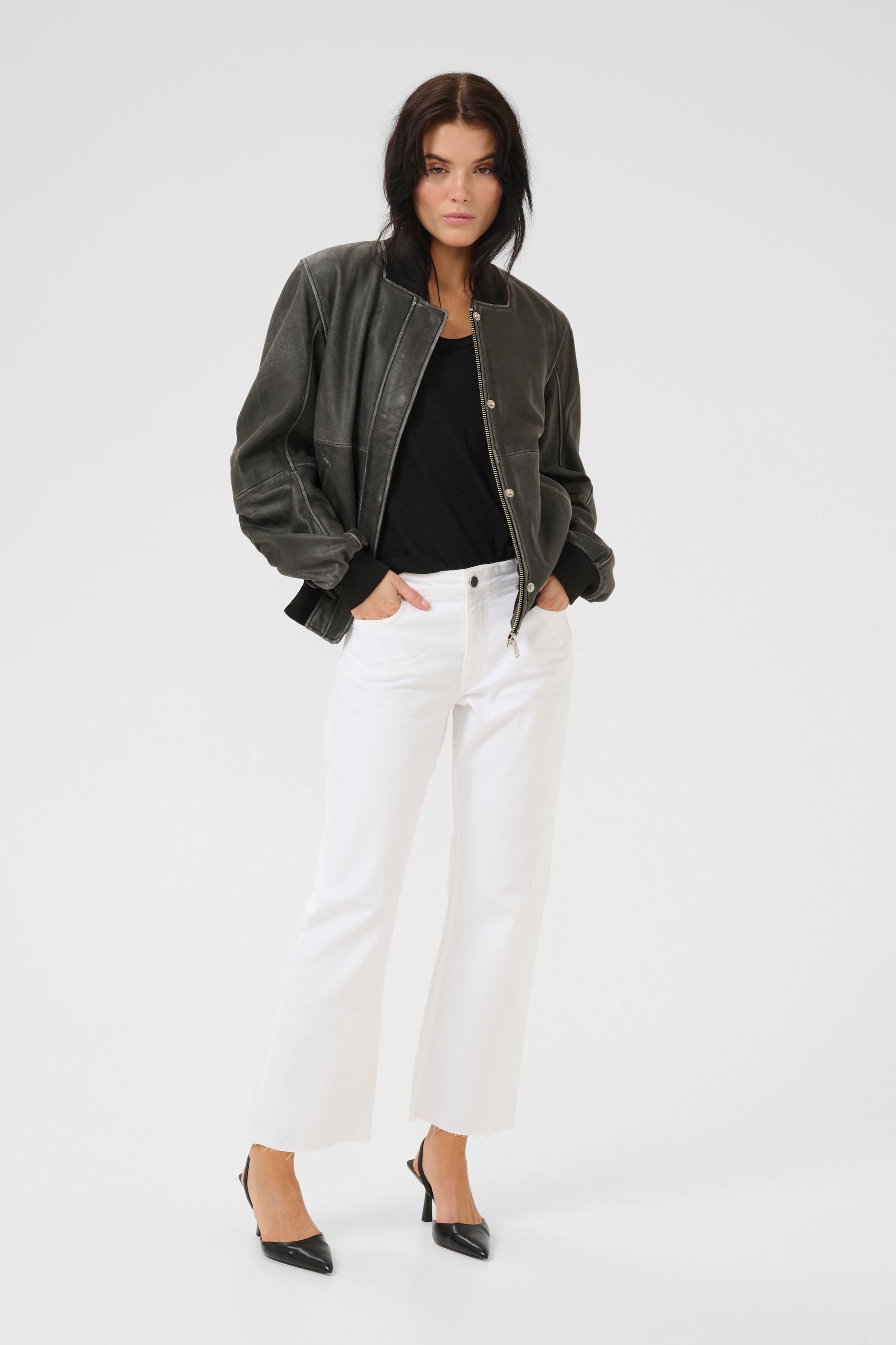 MWGilo Läderbomber LOOKBOOK FRONT 10704311-100081