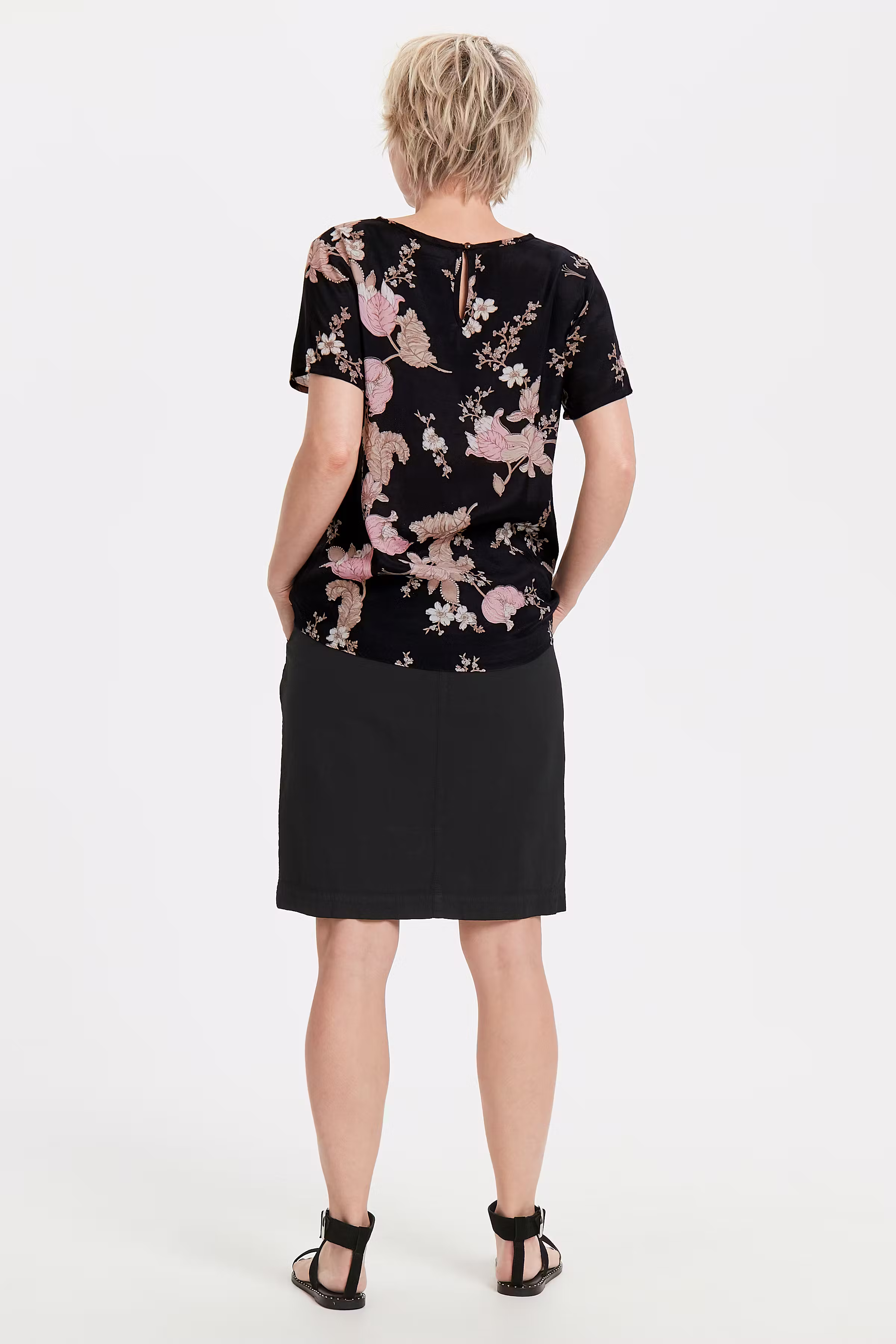 Kurzarm-Bluse LOOKBOOK BACK 10503135-50600