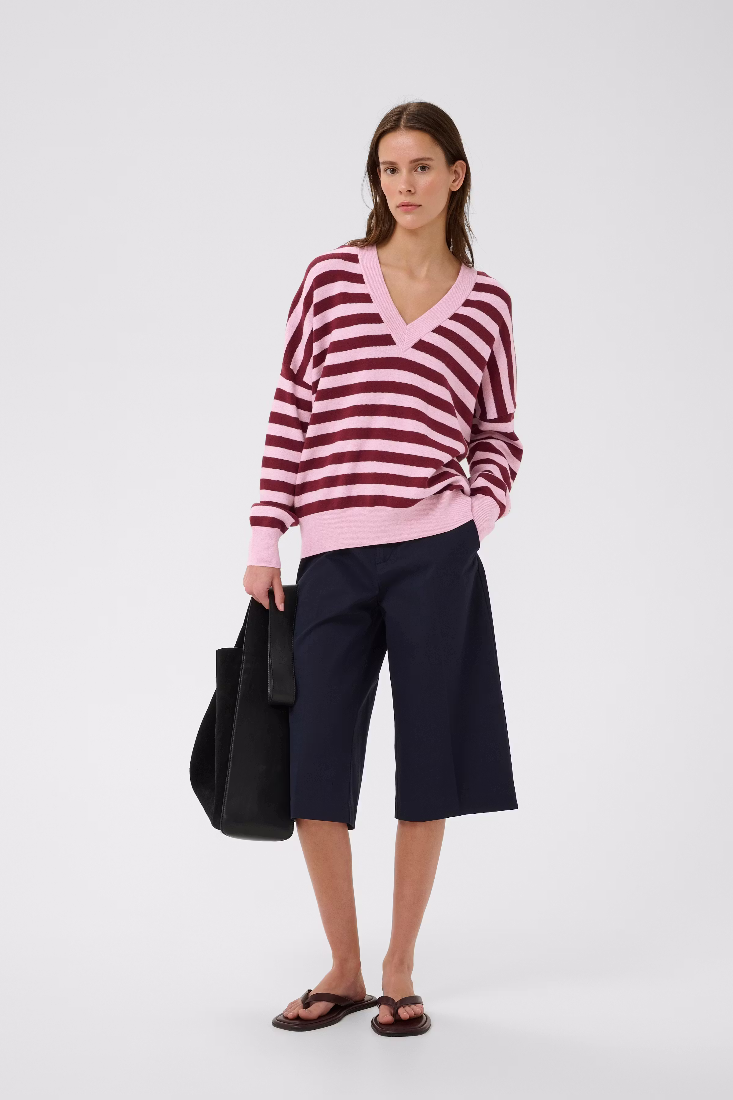 FosterIW V-neck Pullover LOOKBOOK FRONT 30106899-900006894