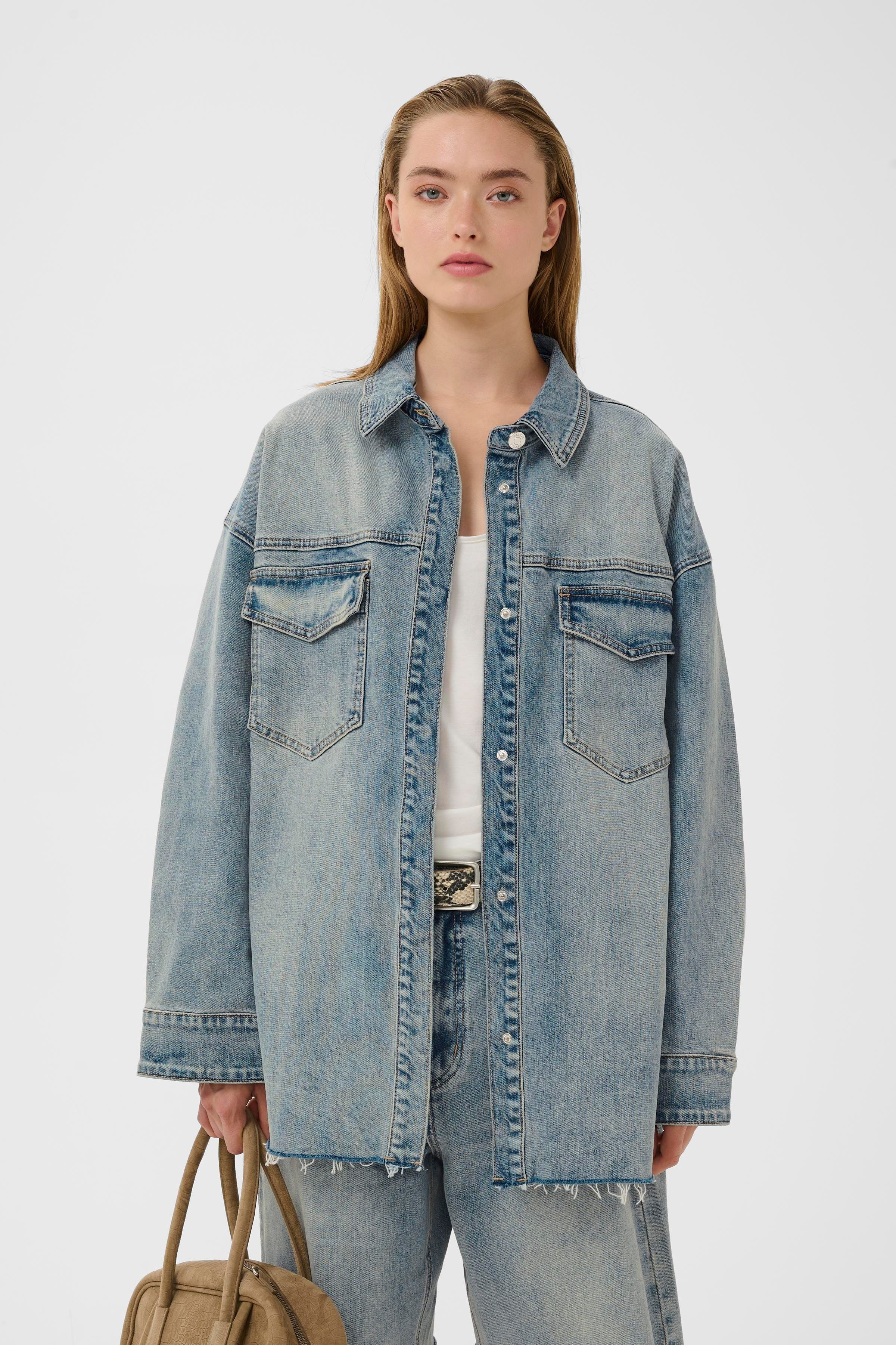 GZnoma Denimhemd LOOKBOOK FRONT 10911189-109408
