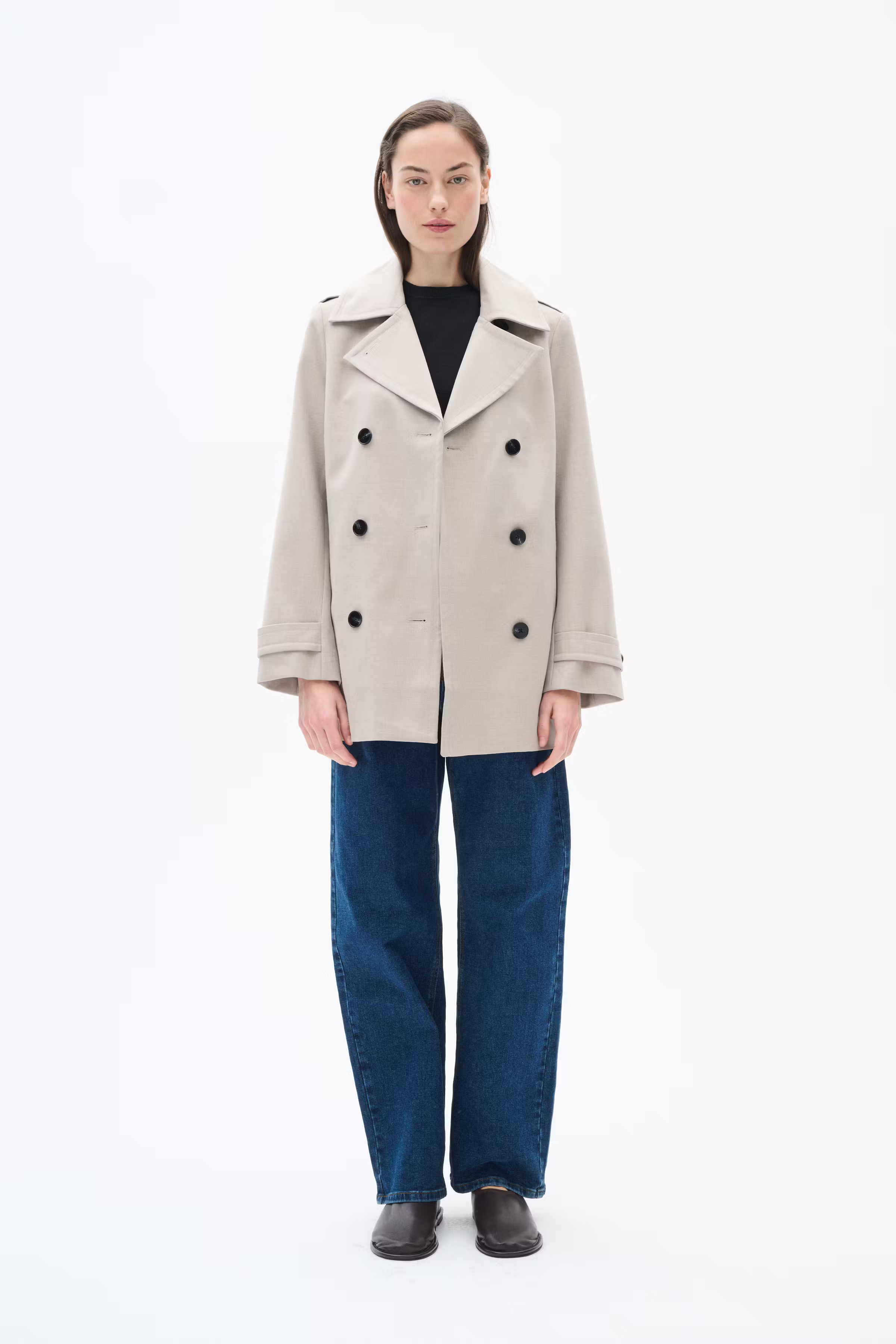UlrykaIW Sailor Frakke LOOKBOOK FRONT 30110019-1304031