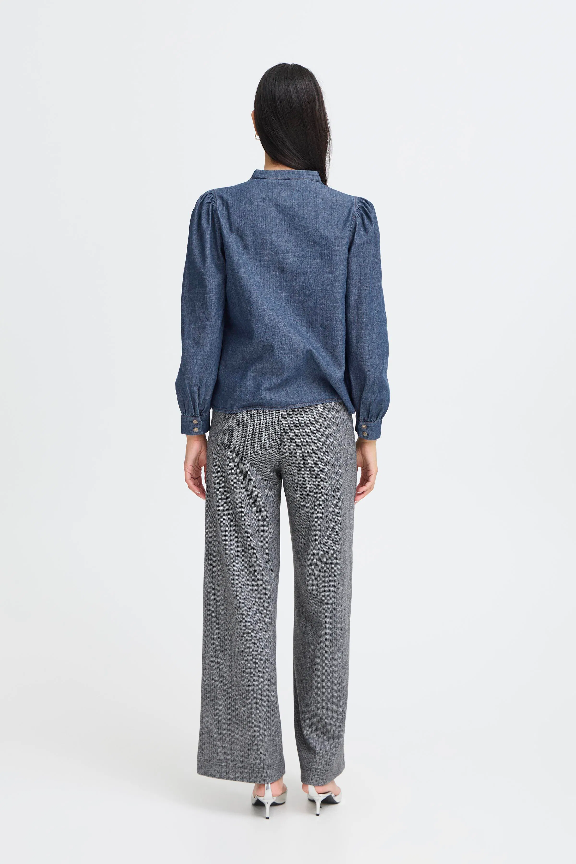 BYXKANTI Bluse LOOKBOOK BACK 20818920-200461