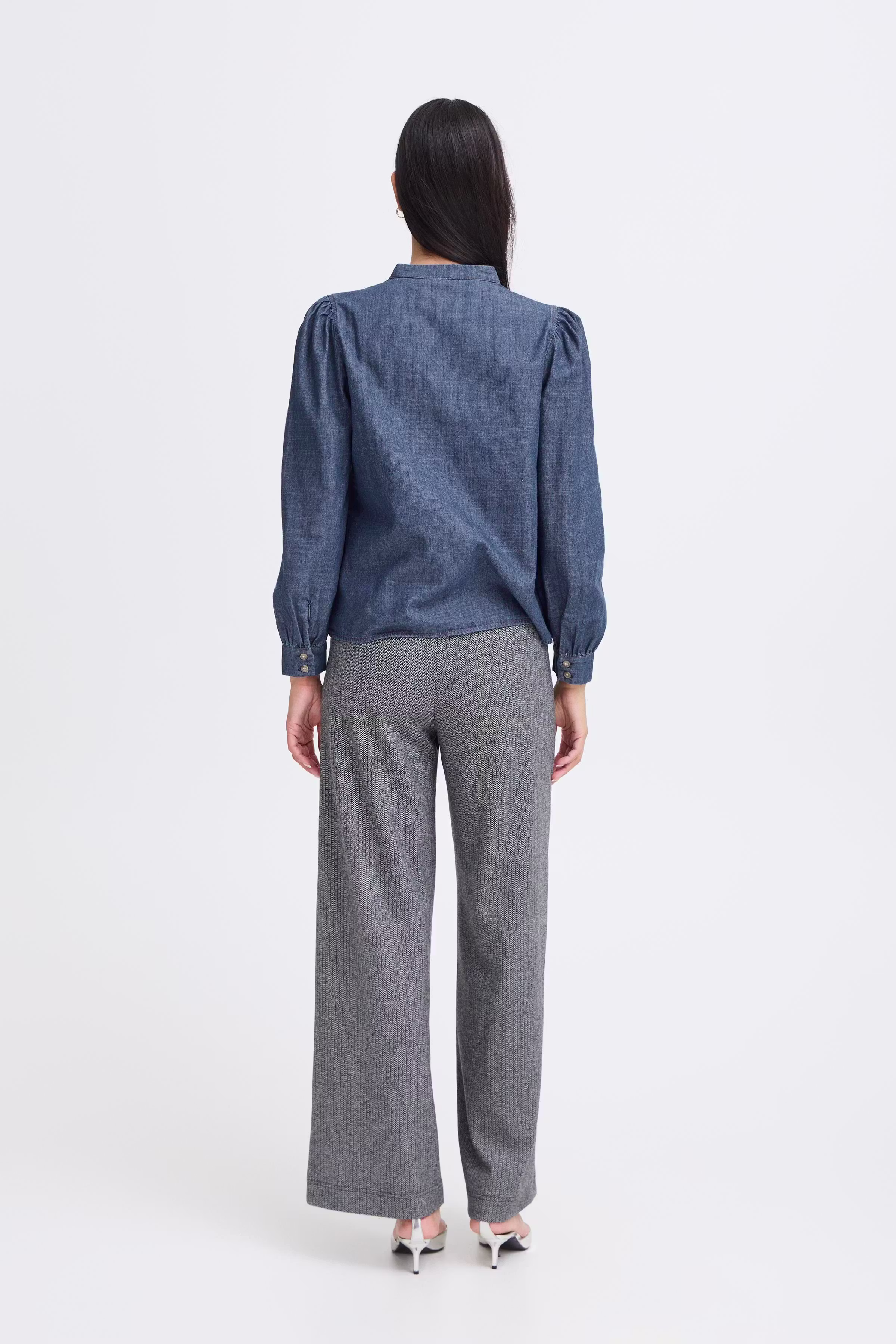 BYXKANTI Bluse LOOKBOOK BACK 20818920-200461