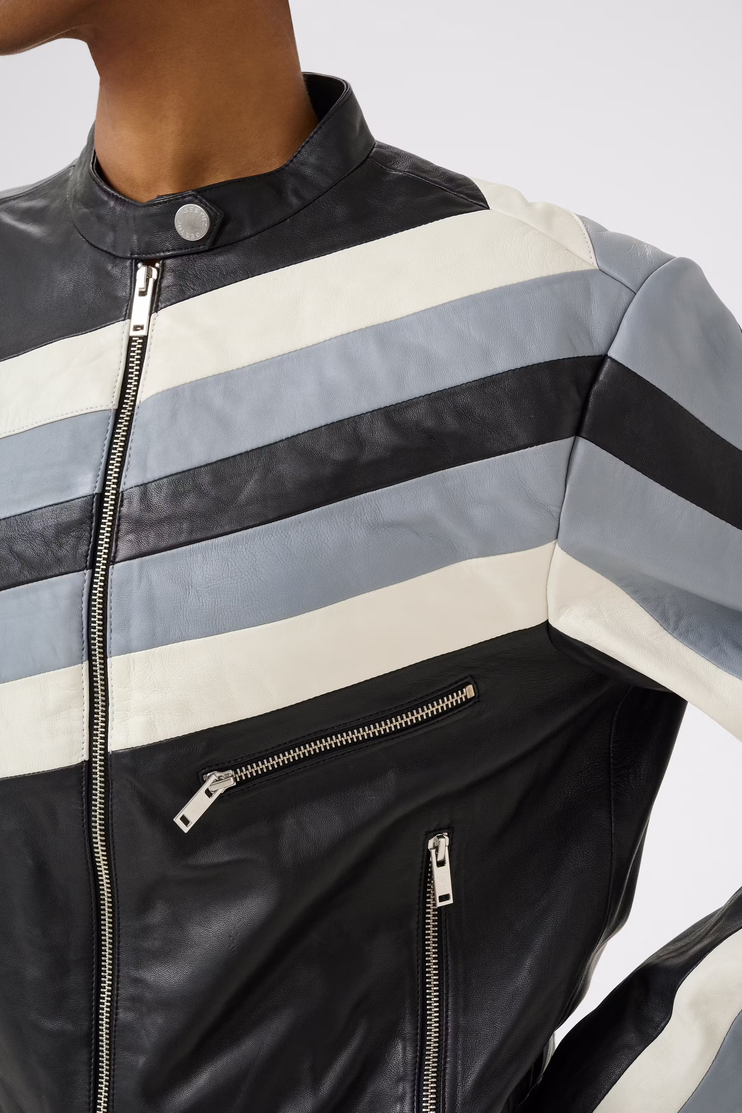 GZamida Leren jack LOOKBOOK DETAIL 10910255-100017