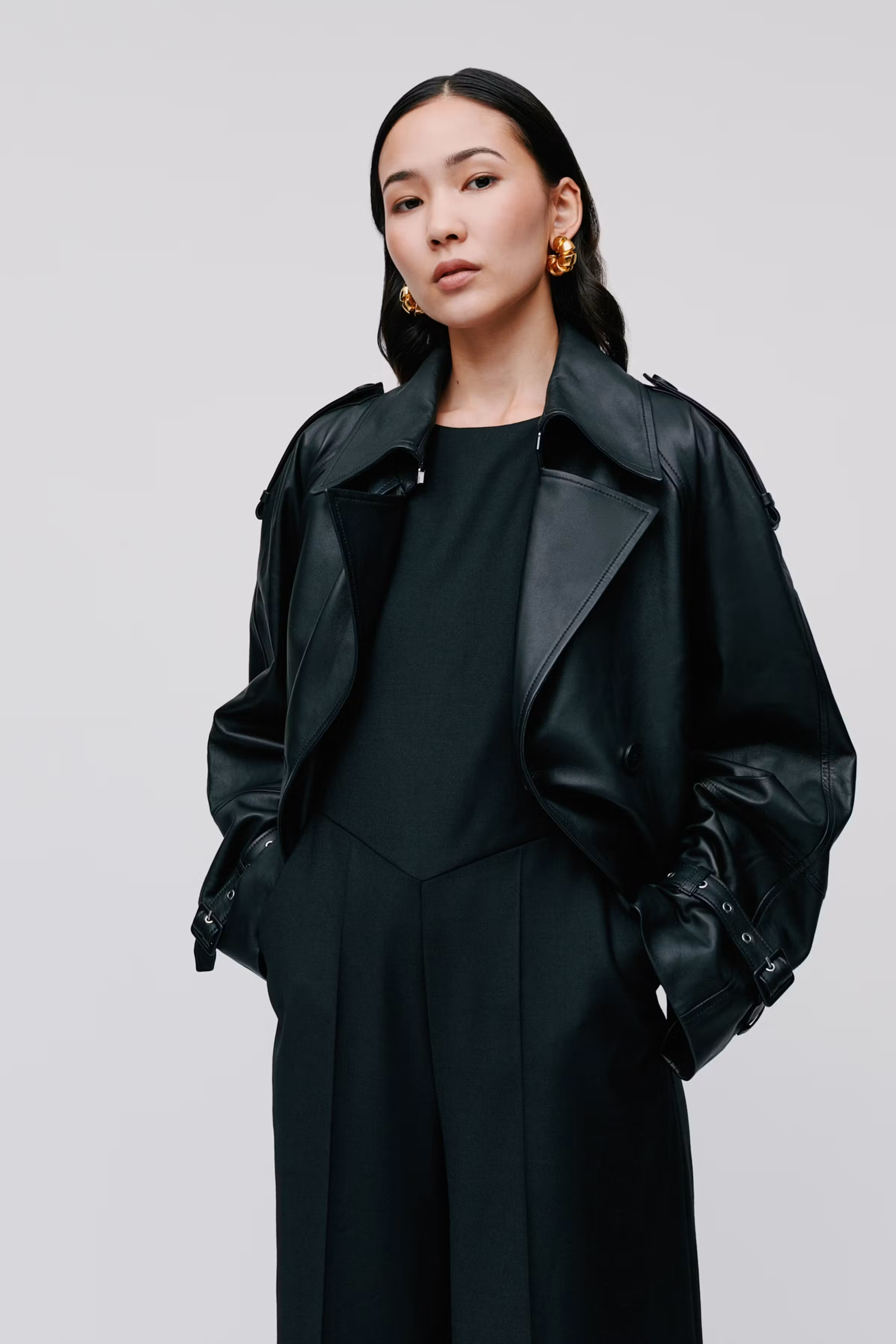 IOLUNA Outerwear LOOKBOOK FRONT 30600686-BK999