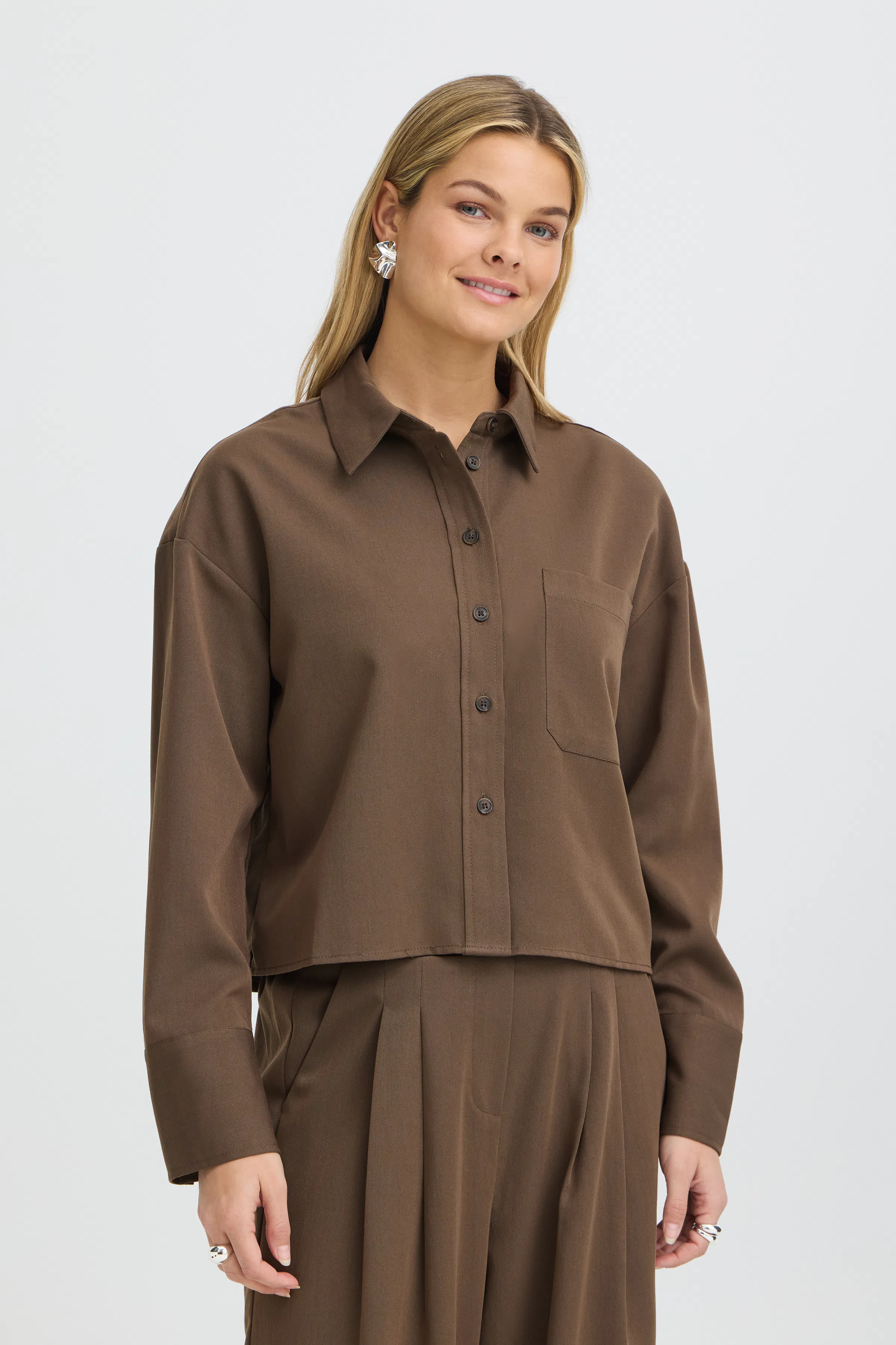 FRVEDA Skjorte LOOKBOOK FRONT 20618073-1909161