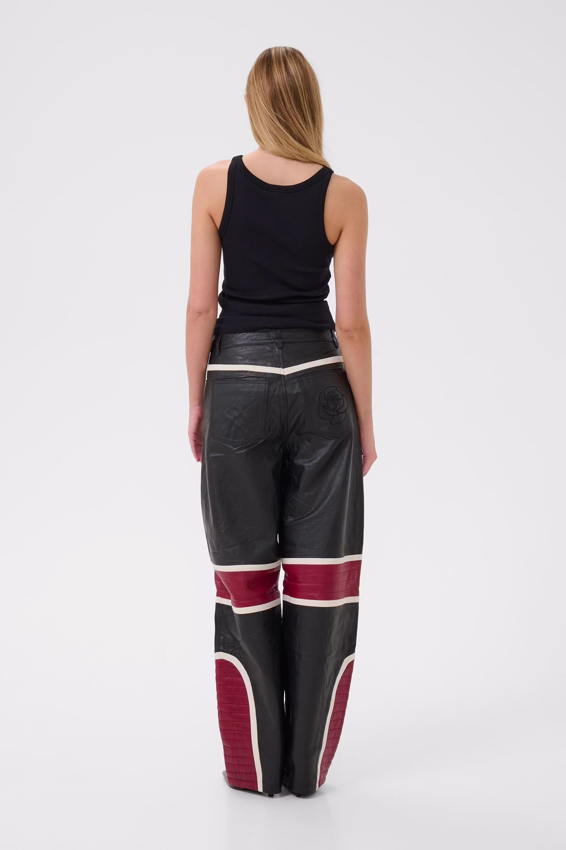 GZyvette Leather pants LOOKBOOK BACK 10910551-100017