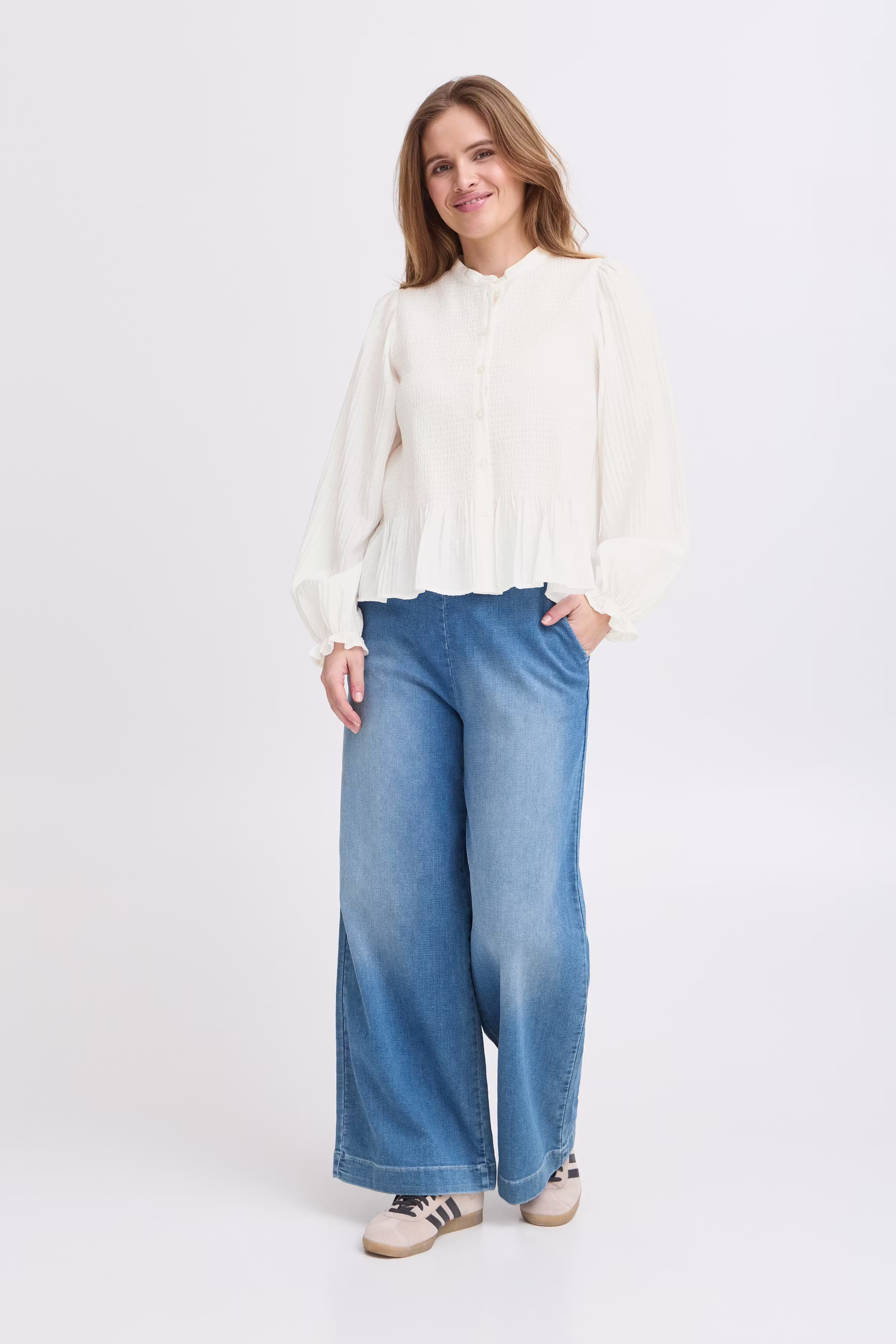 PZISABELLE Skjorte LOOKBOOK FRONT 50208756-114201