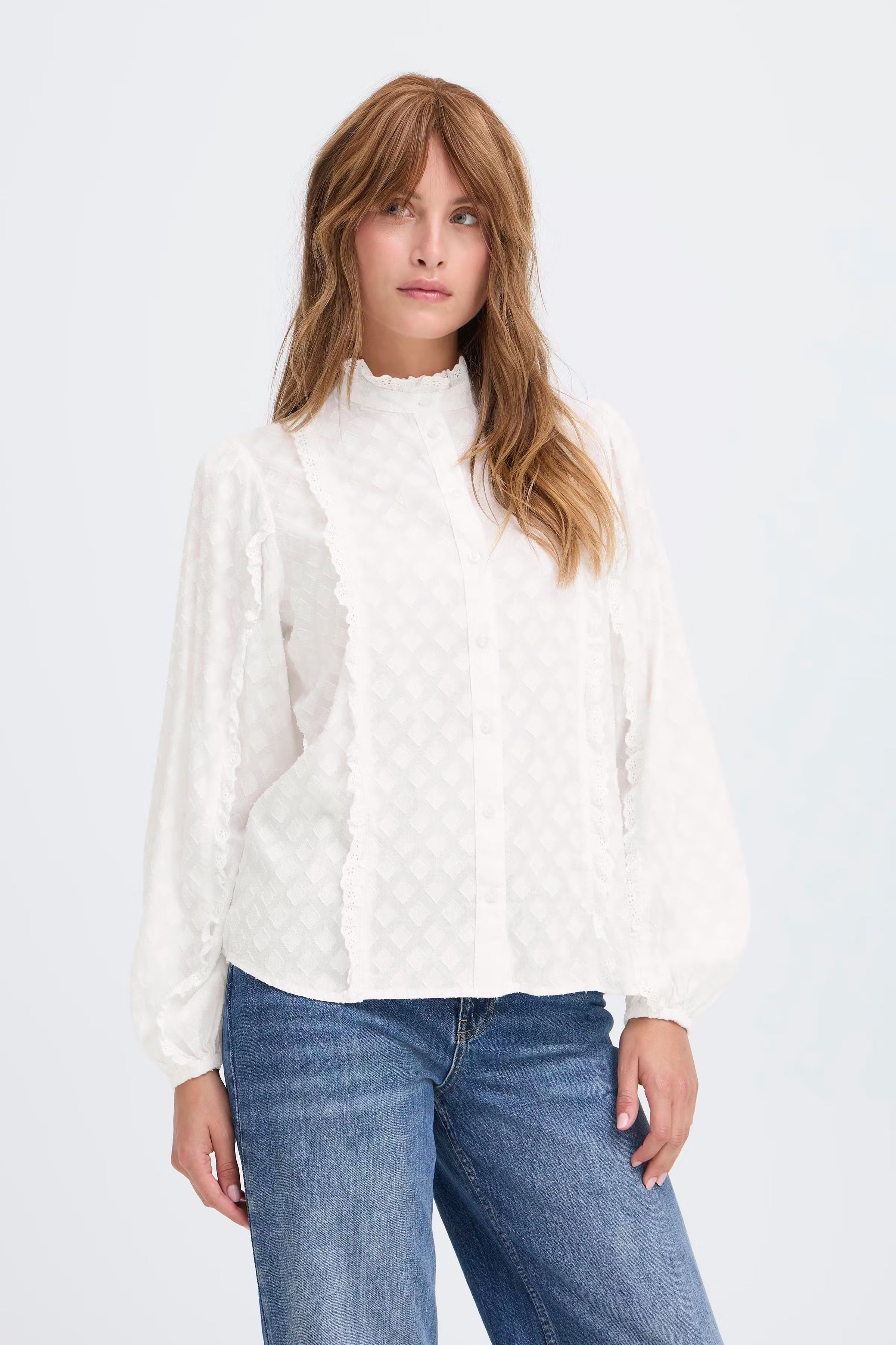 PZELOISE Skjorte LOOKBOOK FRONT 50210094-114201