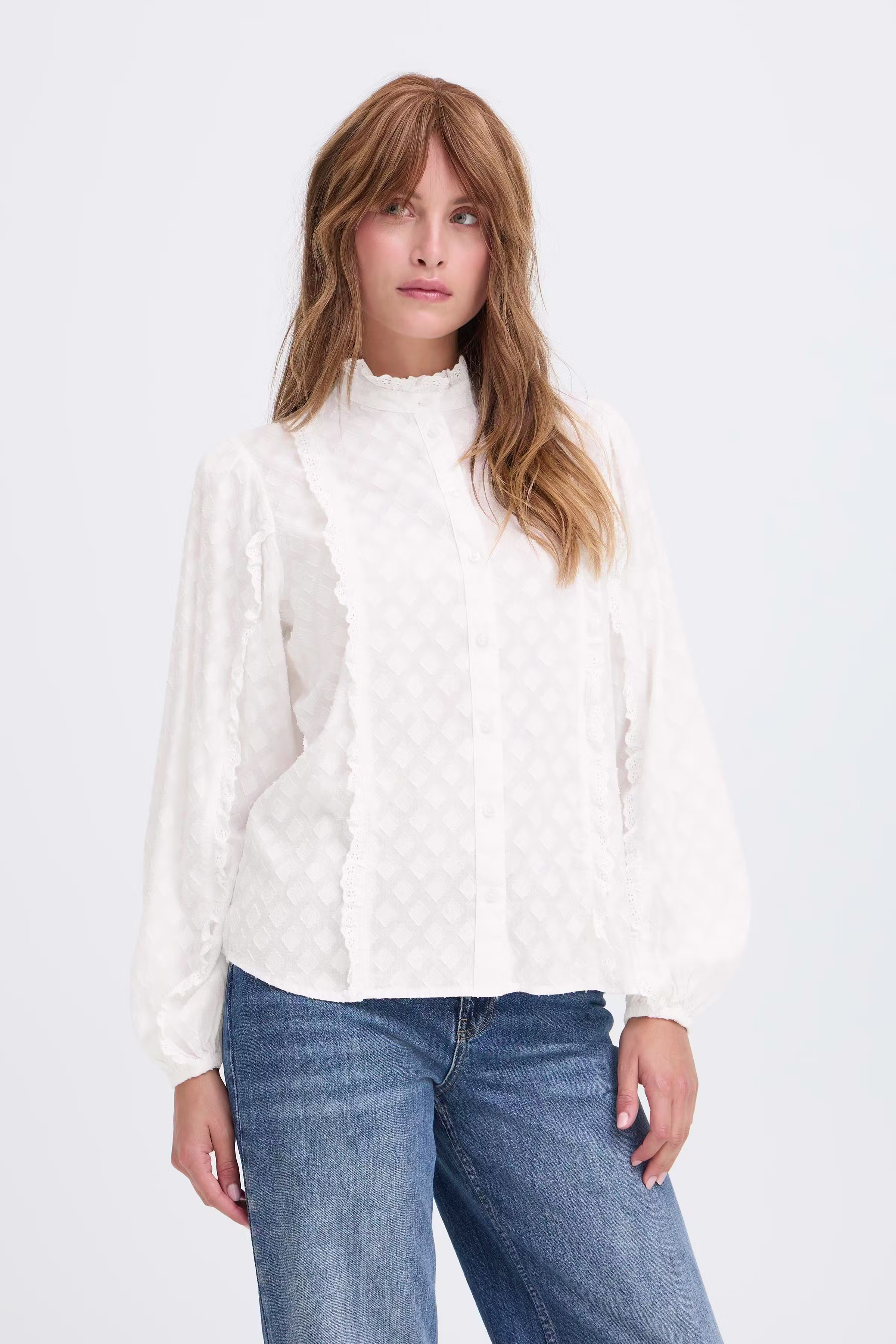PZELOISE Skjorte LOOKBOOK FRONT 50210094-114201