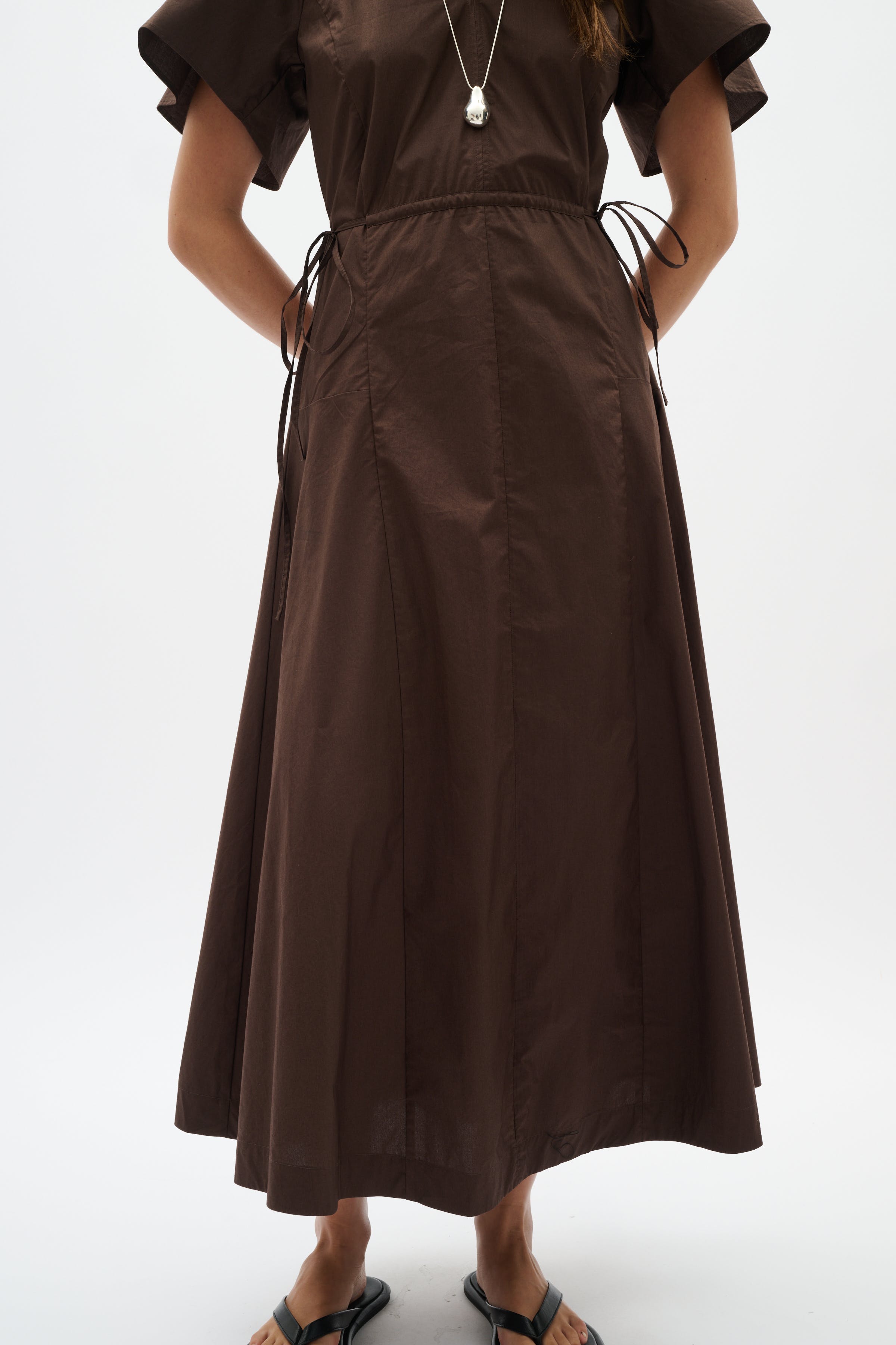 RAVENIW POPLIN Jurk LOCATION NONE 30112502-190915
