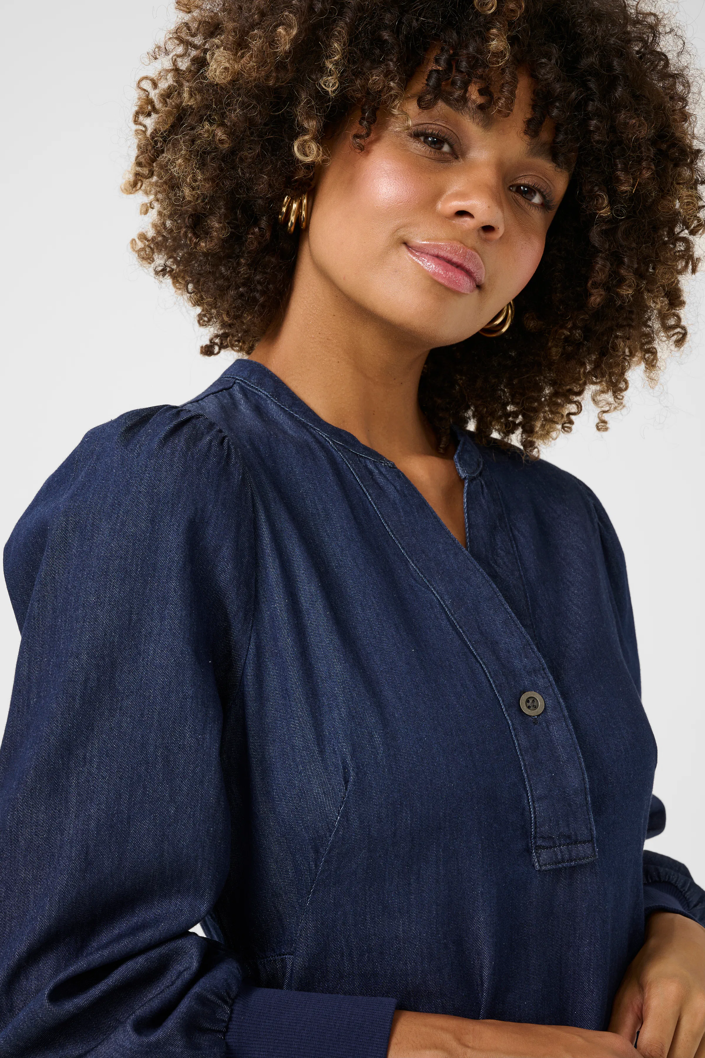CUarpa Denim Kjole LOOKBOOK DETAIL 50111524-500119