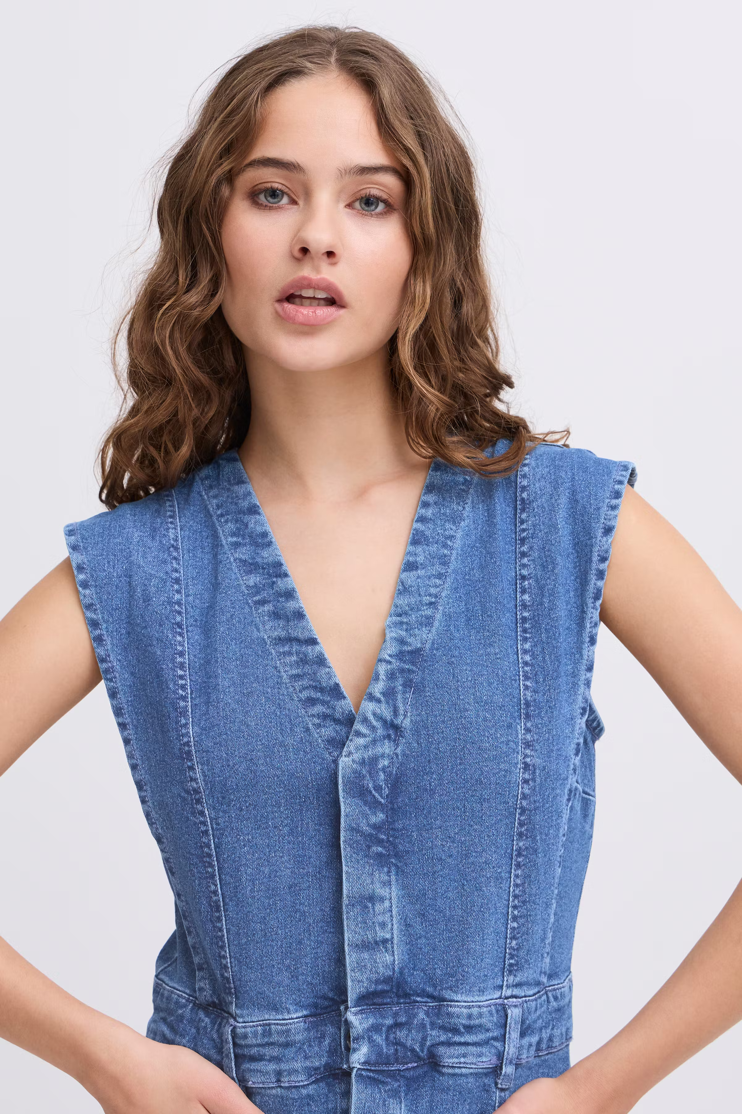 IHCALLY Denim kjole LOOKBOOK DETAIL 20122705-200928