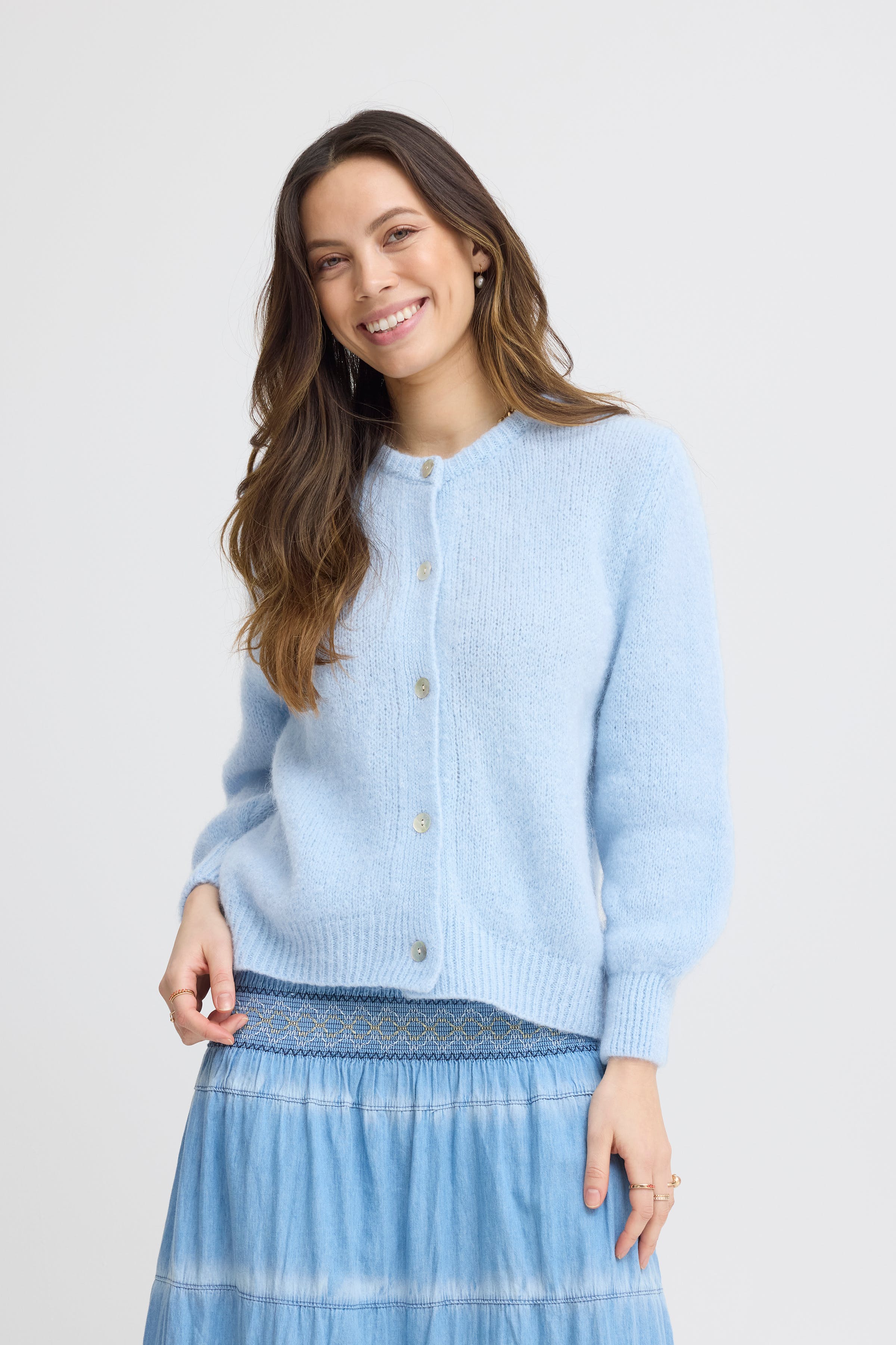 SBGULVIG Cardigan LOOKBOOK FRONT 22100655-154020