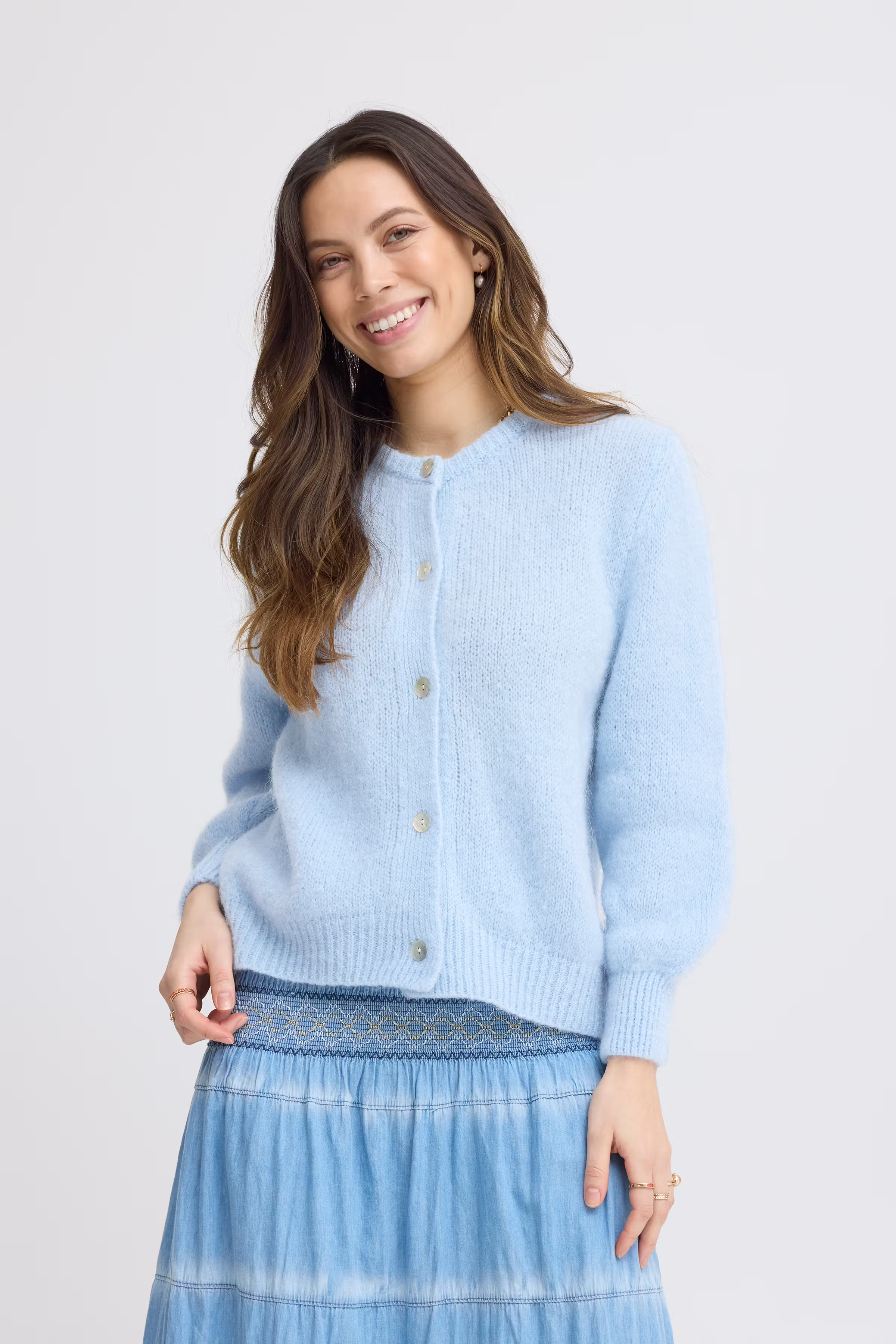 SBGULVIG Cardigan LOOKBOOK FRONT 22100655-154020