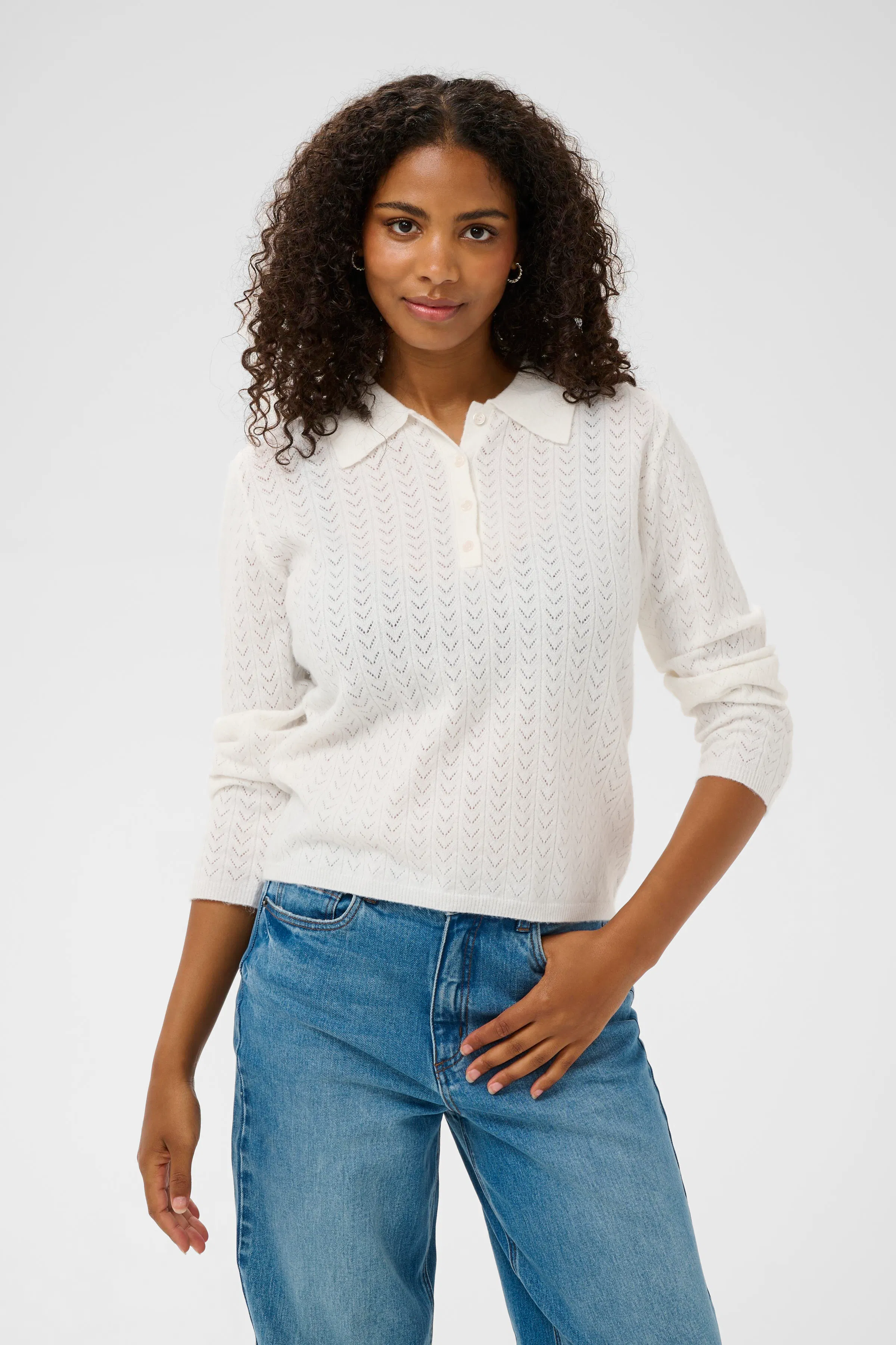 KAjada Pullover in black deep colour | KAFFE Clothing