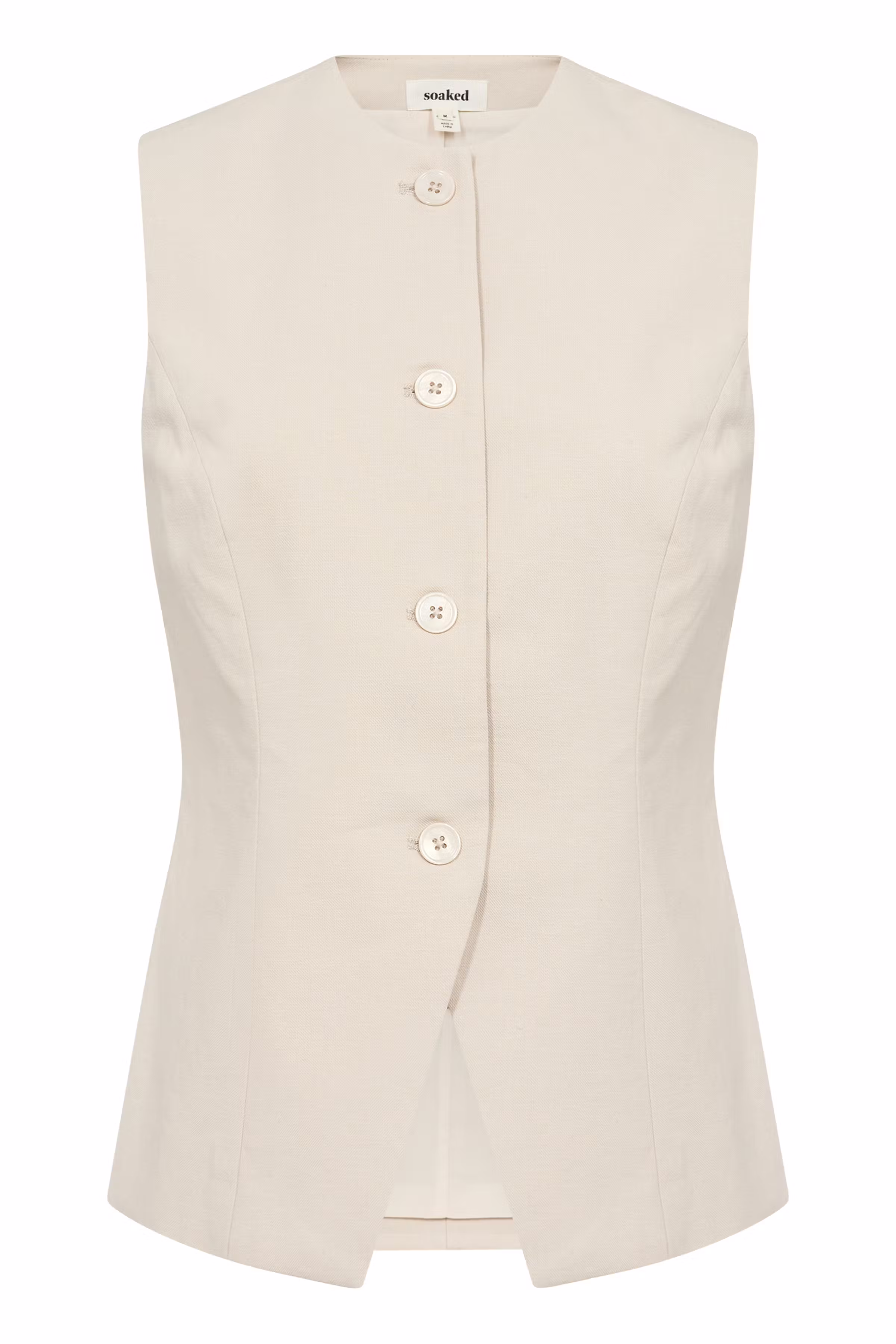 SLLinnena Lin Vest PACK FRONT 30408109-130404