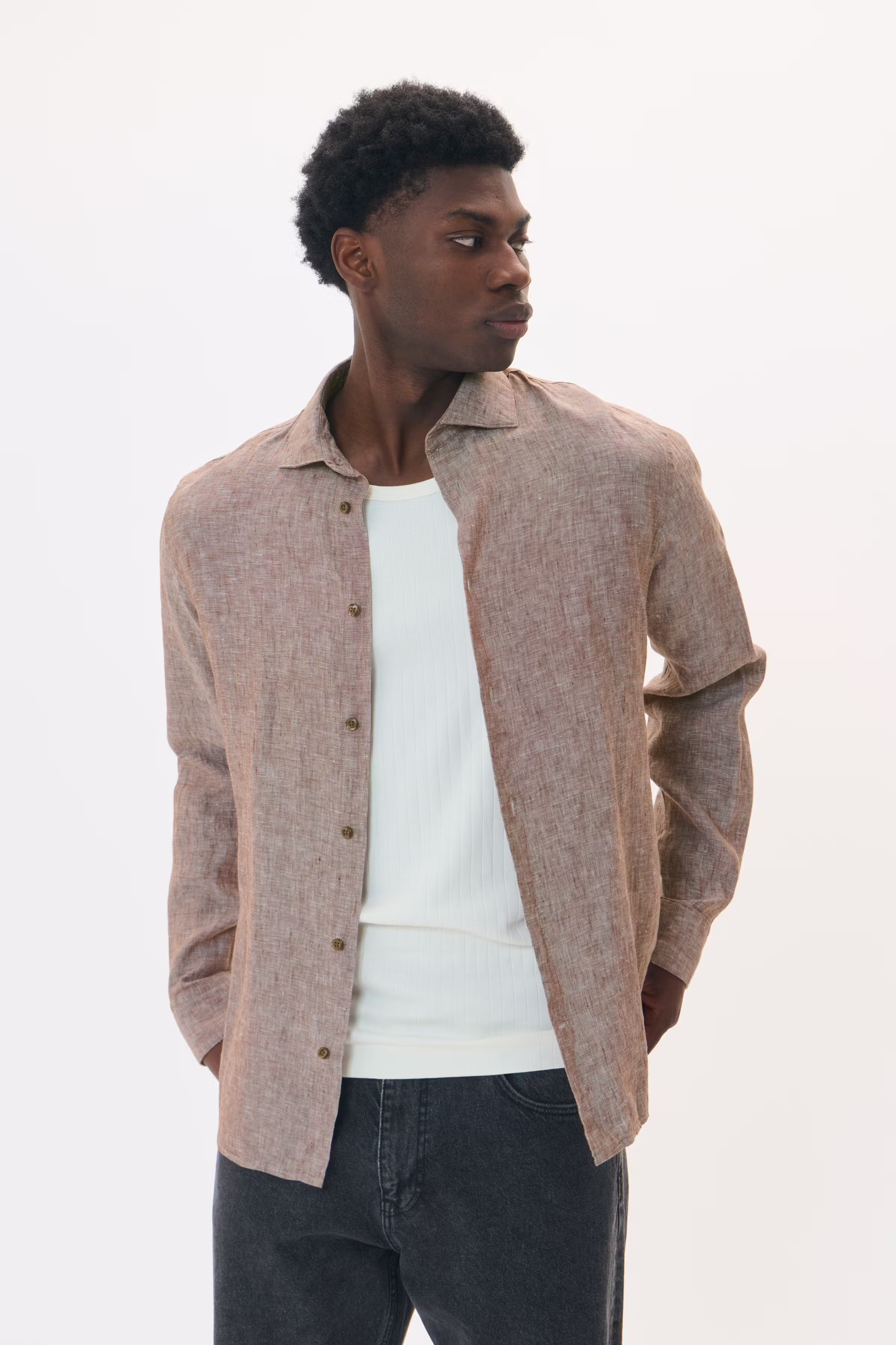 MAmarc linnen overhemd LOOKBOOK FRONT 30205841-191220