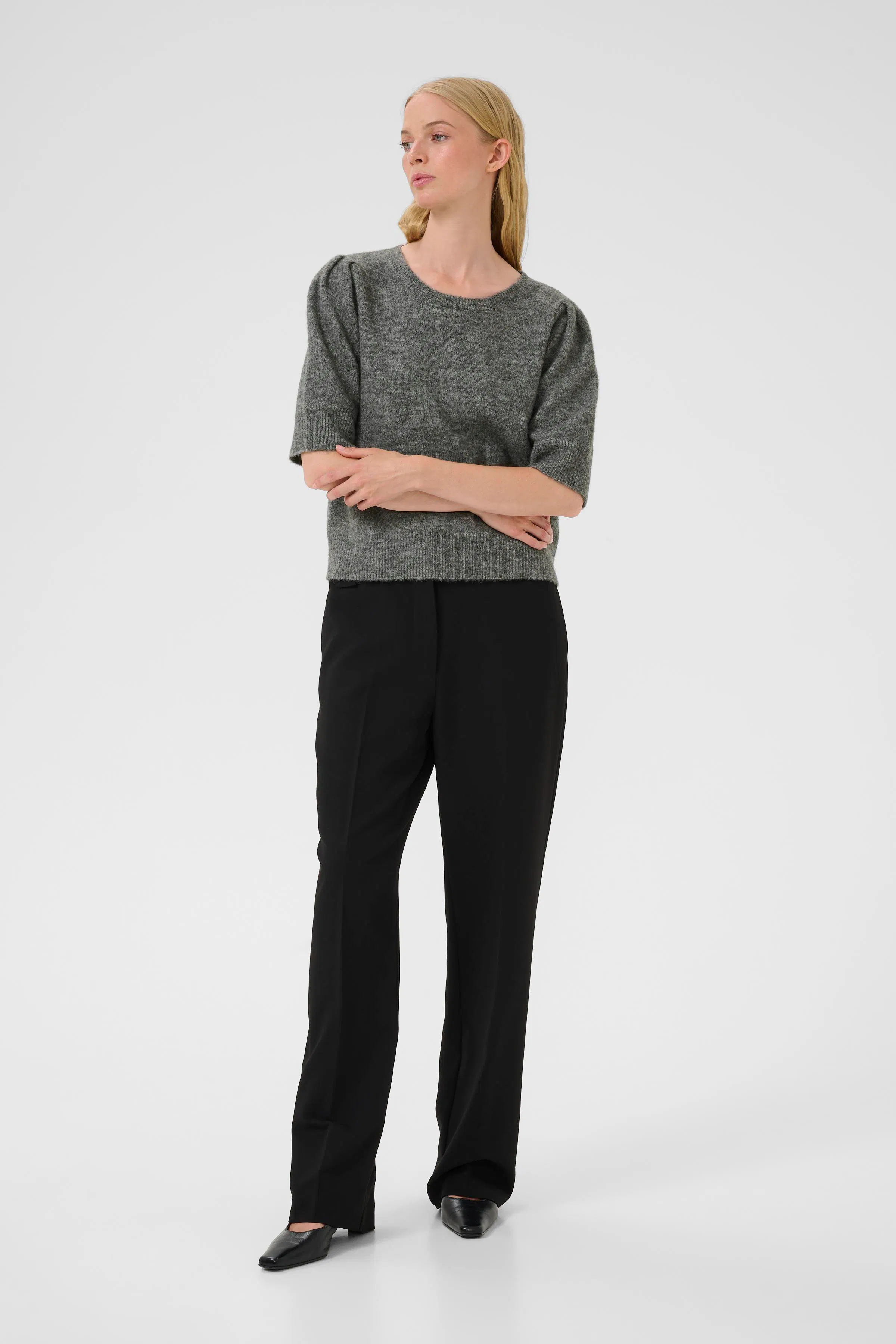 KBNoabelle Striktrøje LOOKBOOK FRONT 10105079-1638011