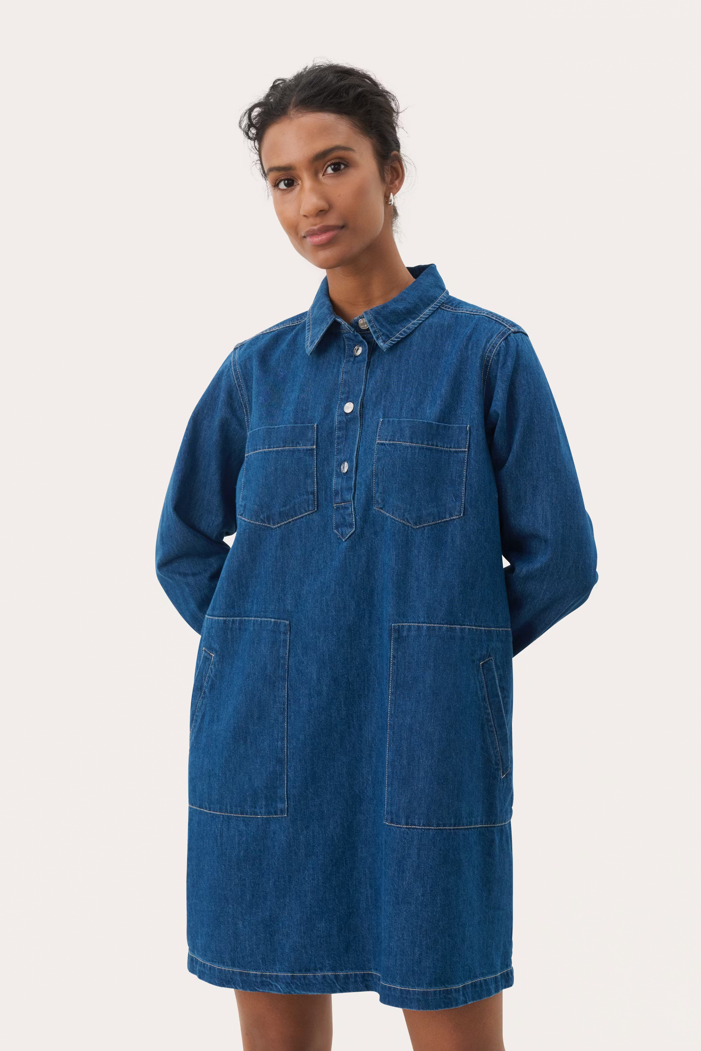 StinePW Jeanskleid LOOKBOOK FRONT 30308572-300145