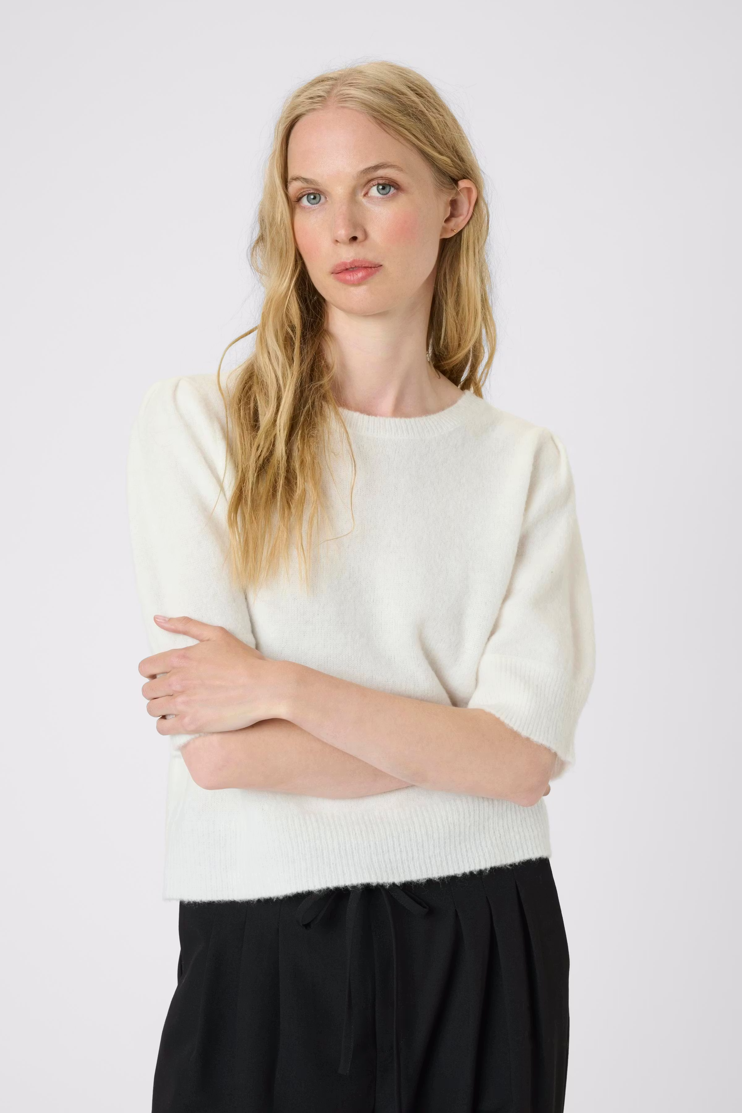 KBNoabelle Striktrøje LOOKBOOK FRONT 10105079-110103