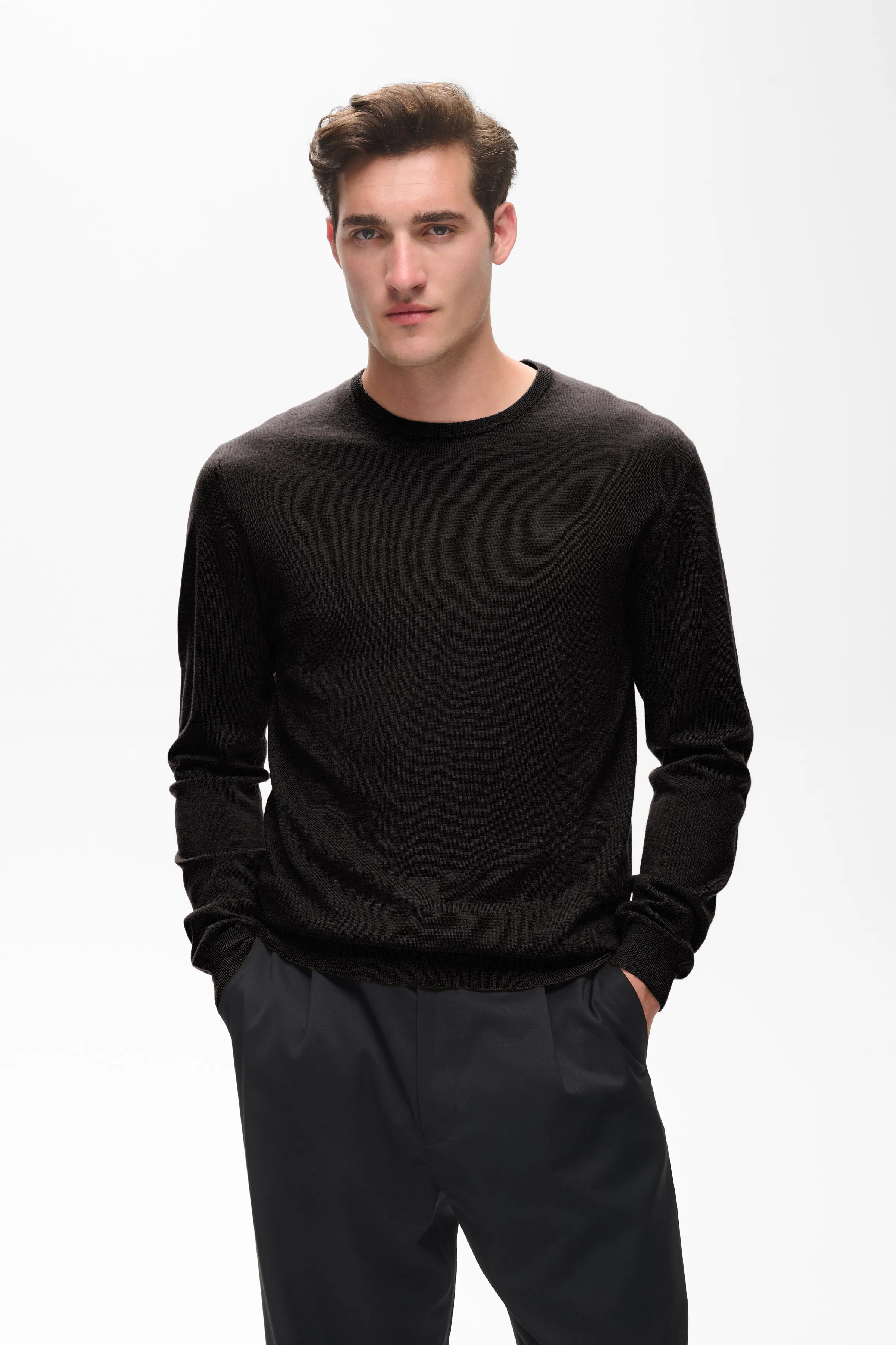 Margrate Merino Pullover LOOKBOOK FRONT 30200611-1911031