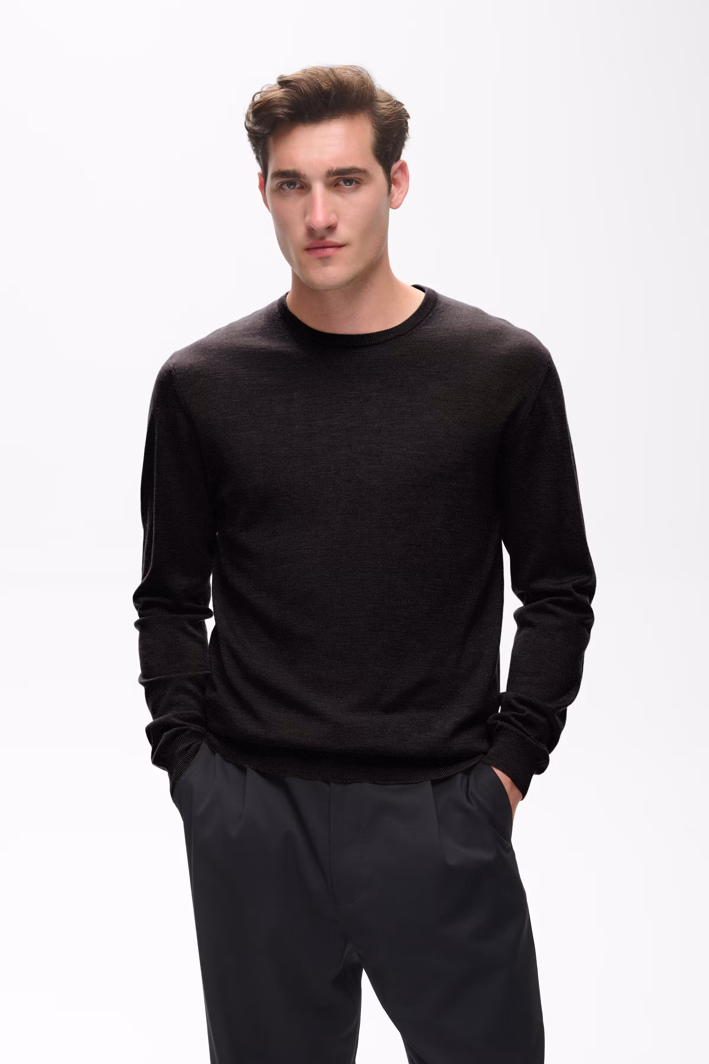 Margrate Merino Pullover LOOKBOOK FRONT 30200611-1911031