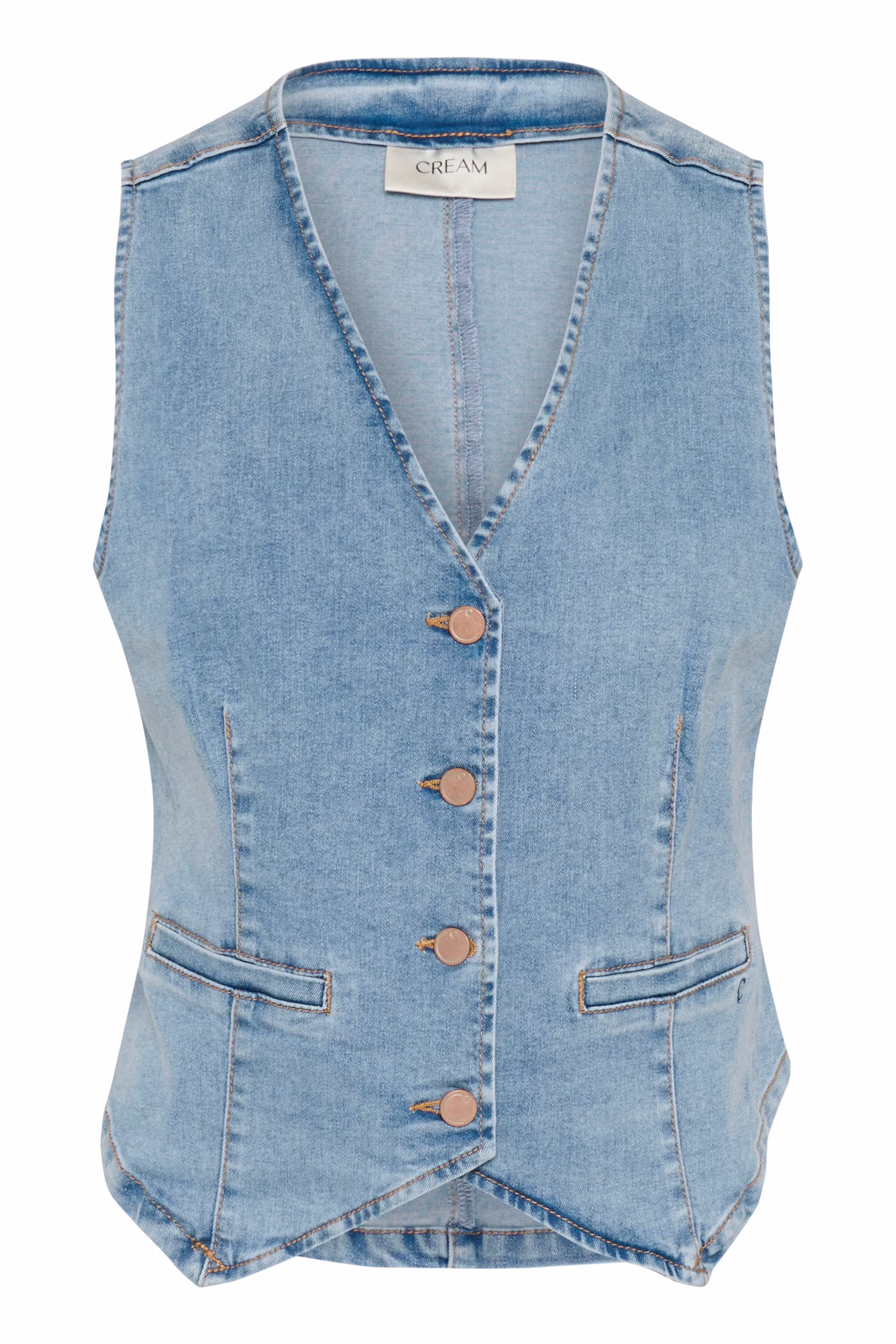 CRAlma Denim Vest PACK FRONT 10613772-107653