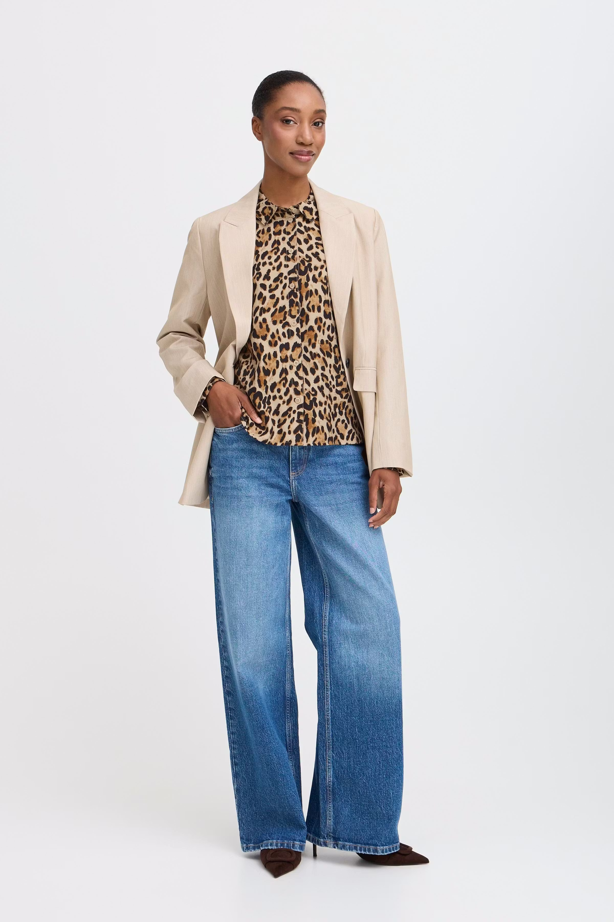 BYIHAMMA langermet skjorte LOOKBOOK FRONT 20817043-204966