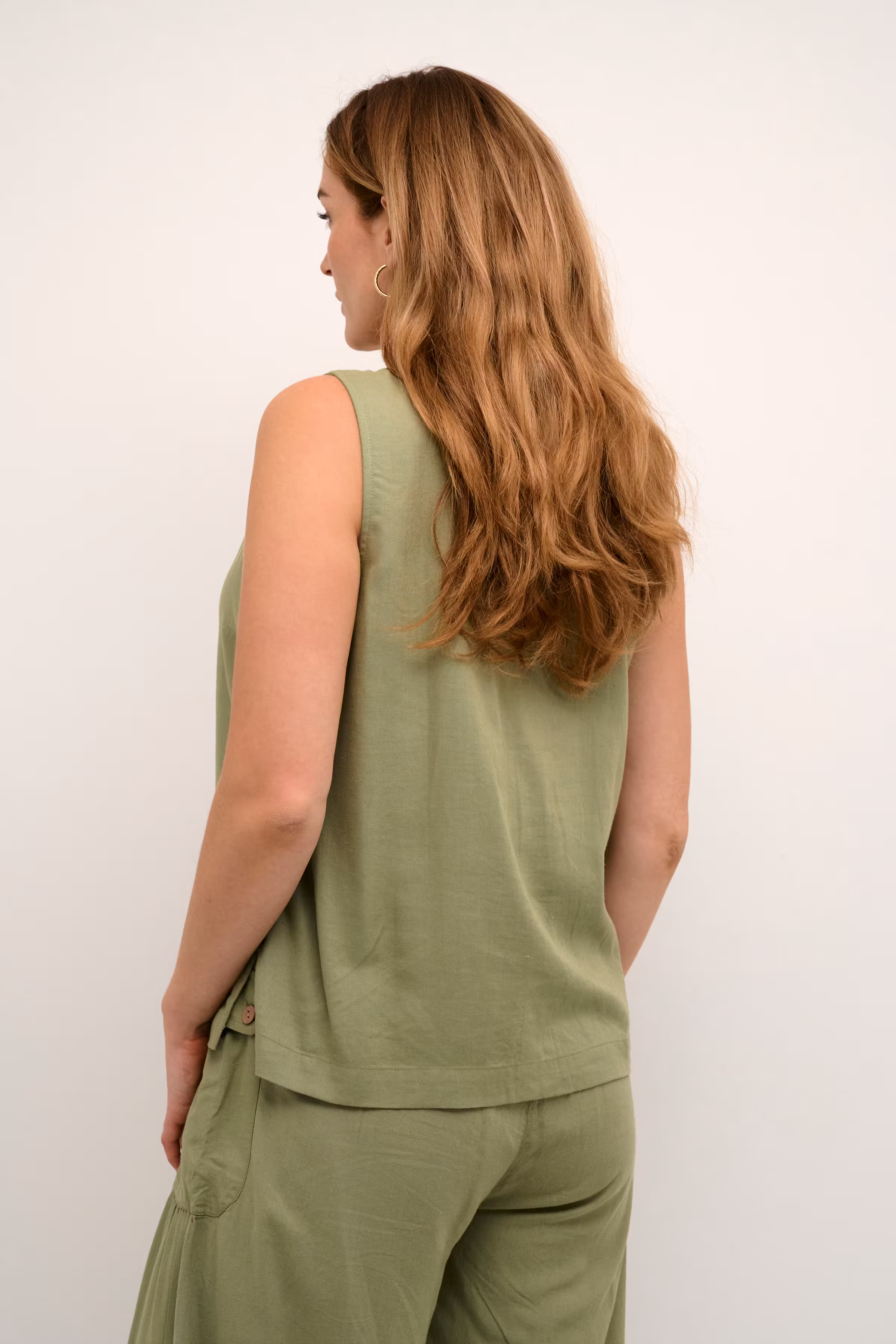 CRVenta Top en lin LOOKBOOK BACK 10612521-170115