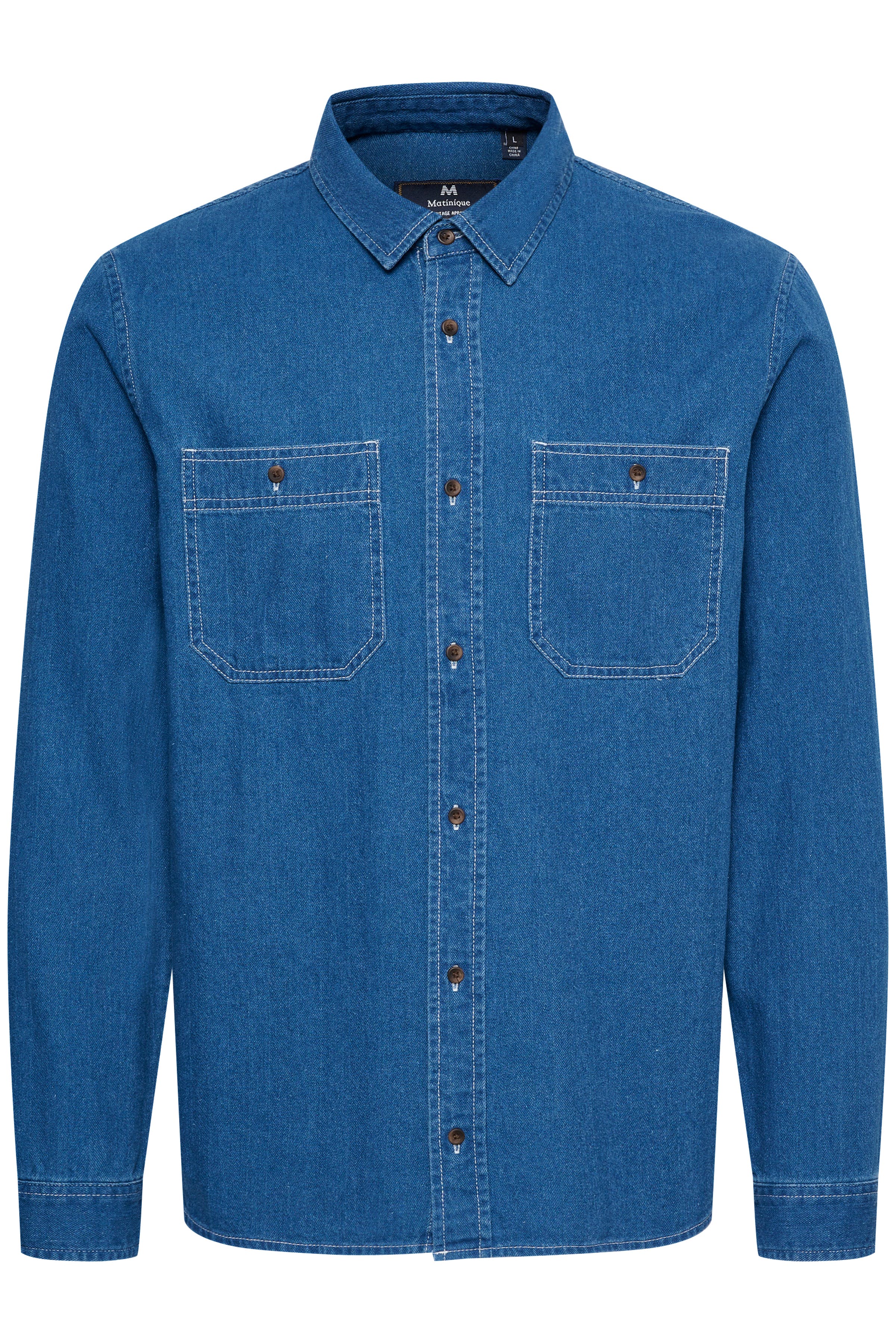 MAstroly Heritage Denim Skjorte PACK FRONT 30207532-300280