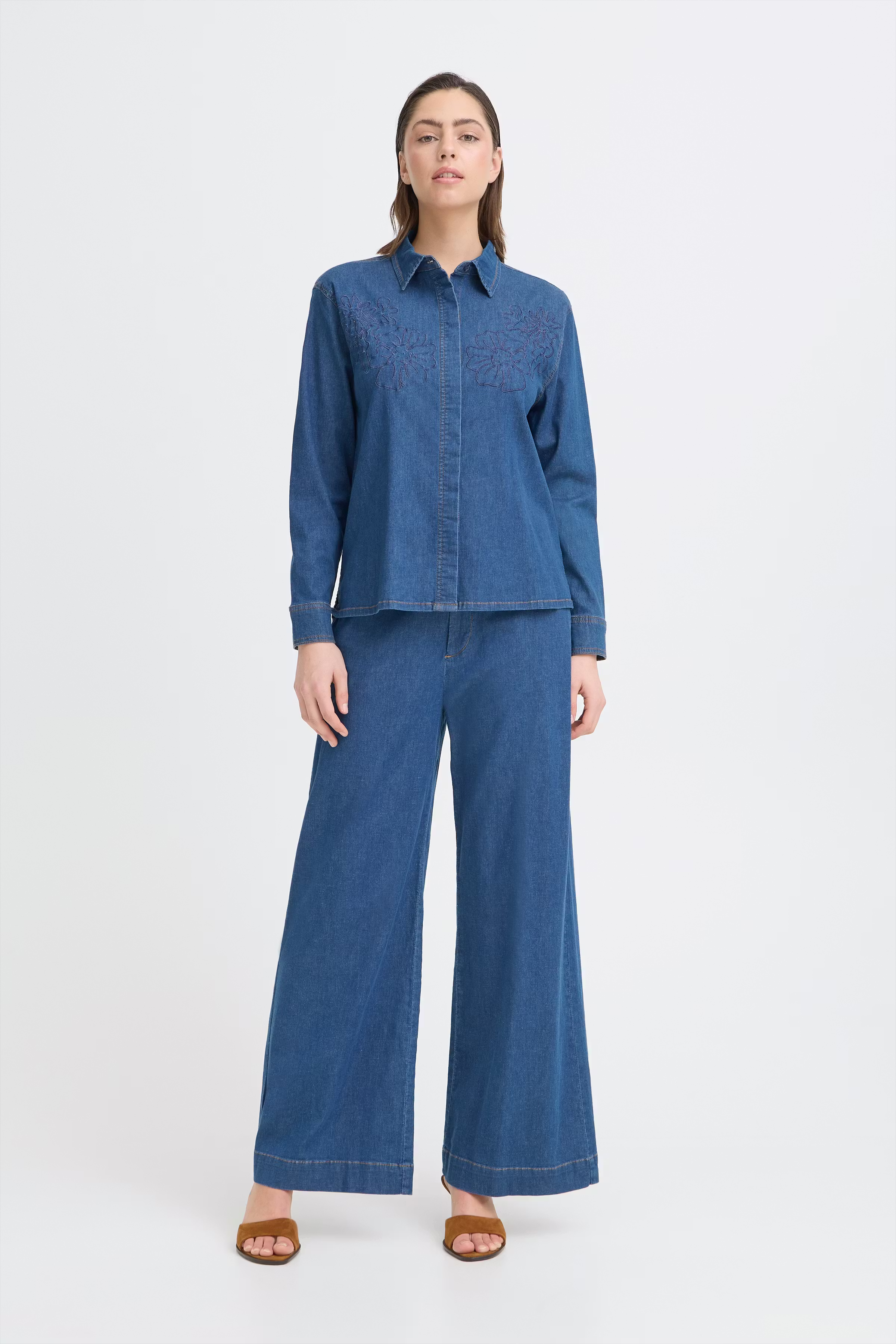 PZBOBBIE Skjorte LOOKBOOK FRONT 50210387-200005