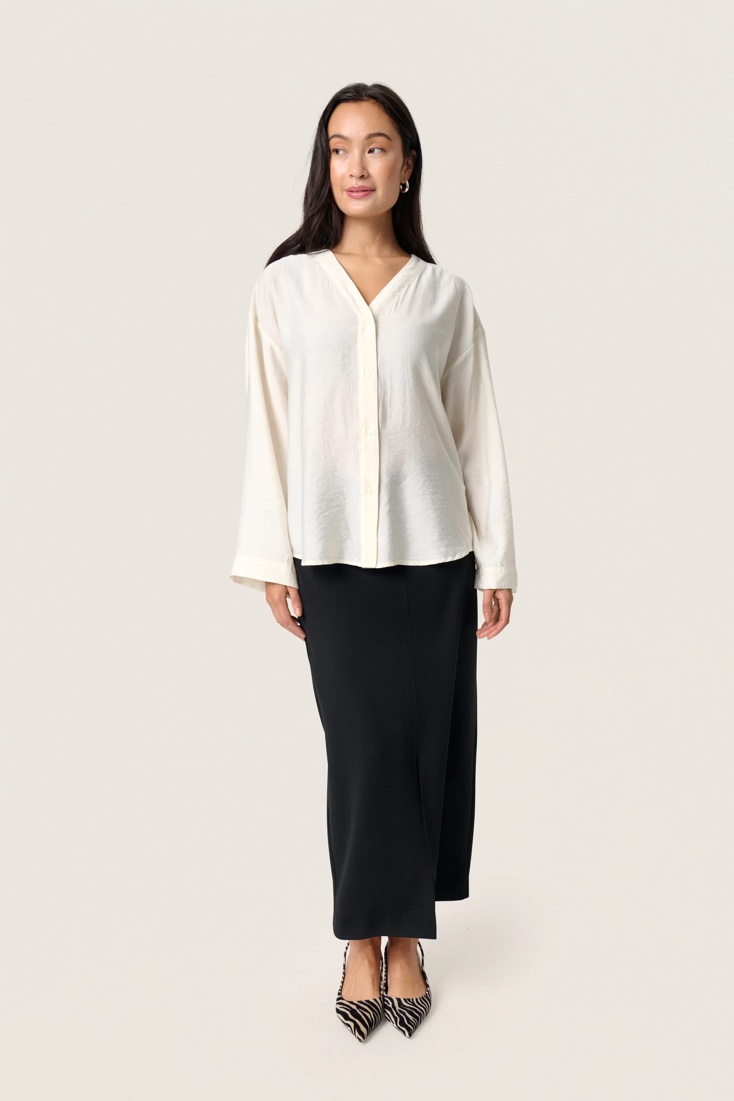 SLLeodora Overhemd LOOKBOOK FRONT 30408093-110701