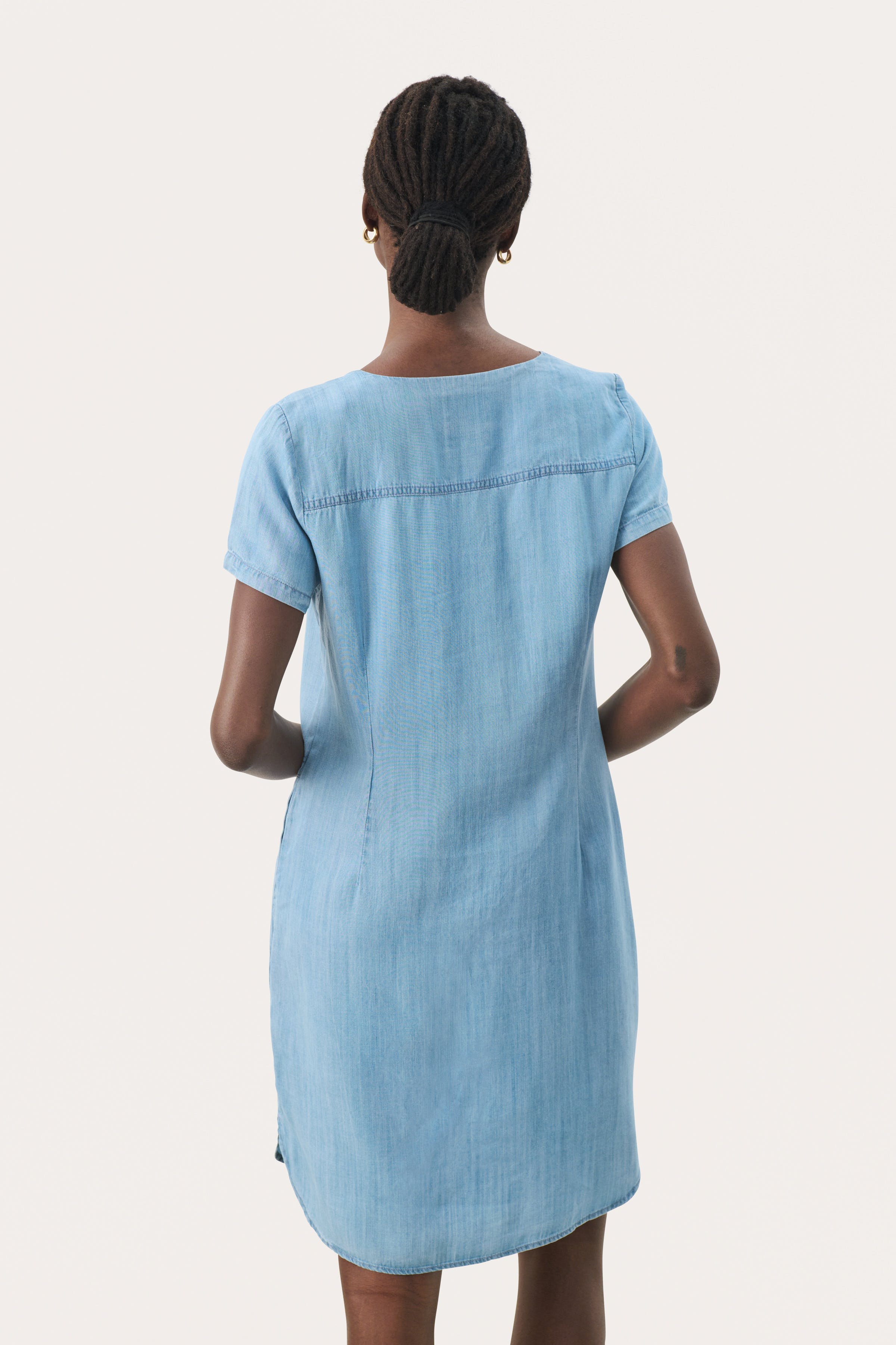 KaminasPW Denim dress LOOKBOOK BACK 30306740-300155