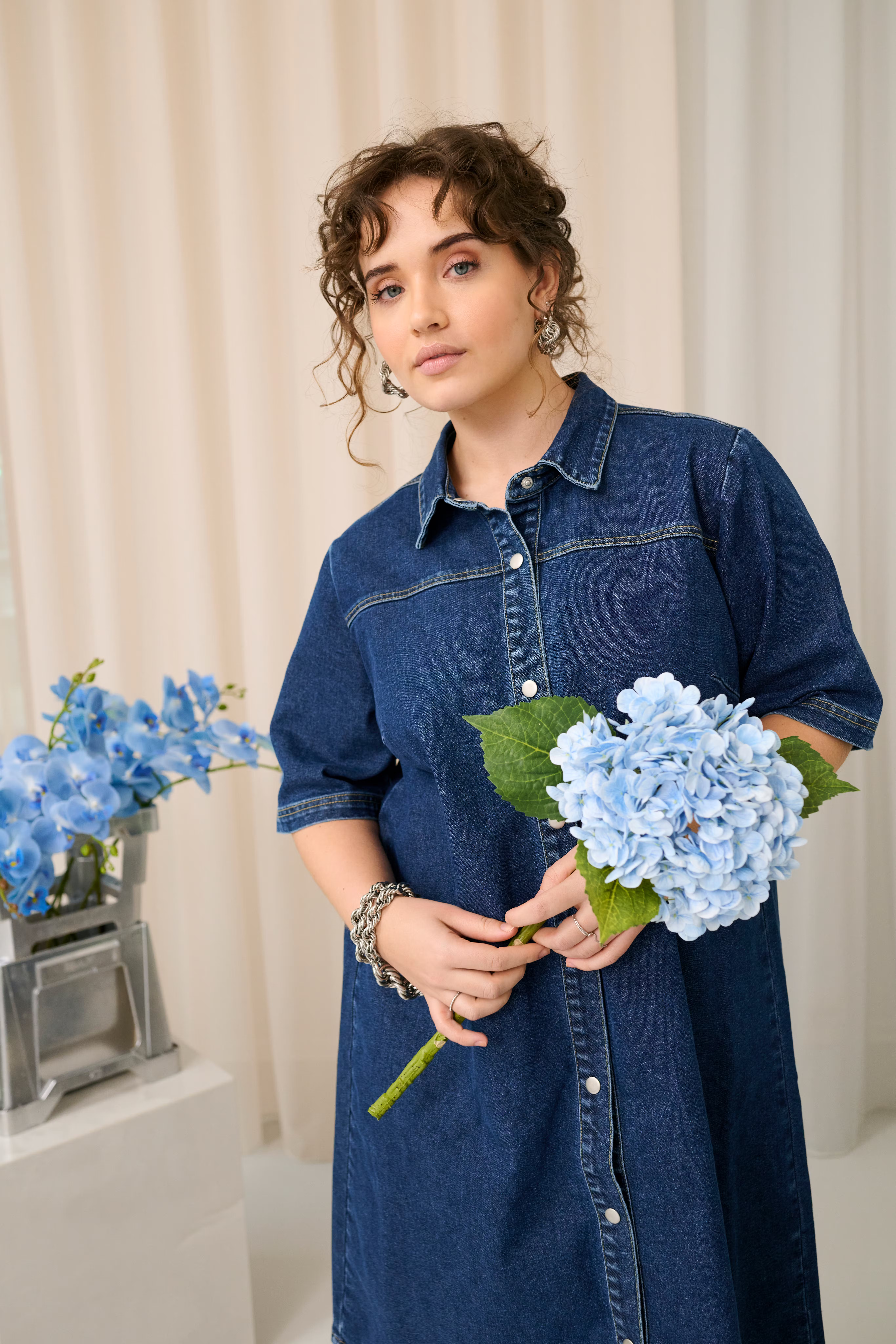 KCsandria Denimkjole LOCATION NONE 10583533-102272