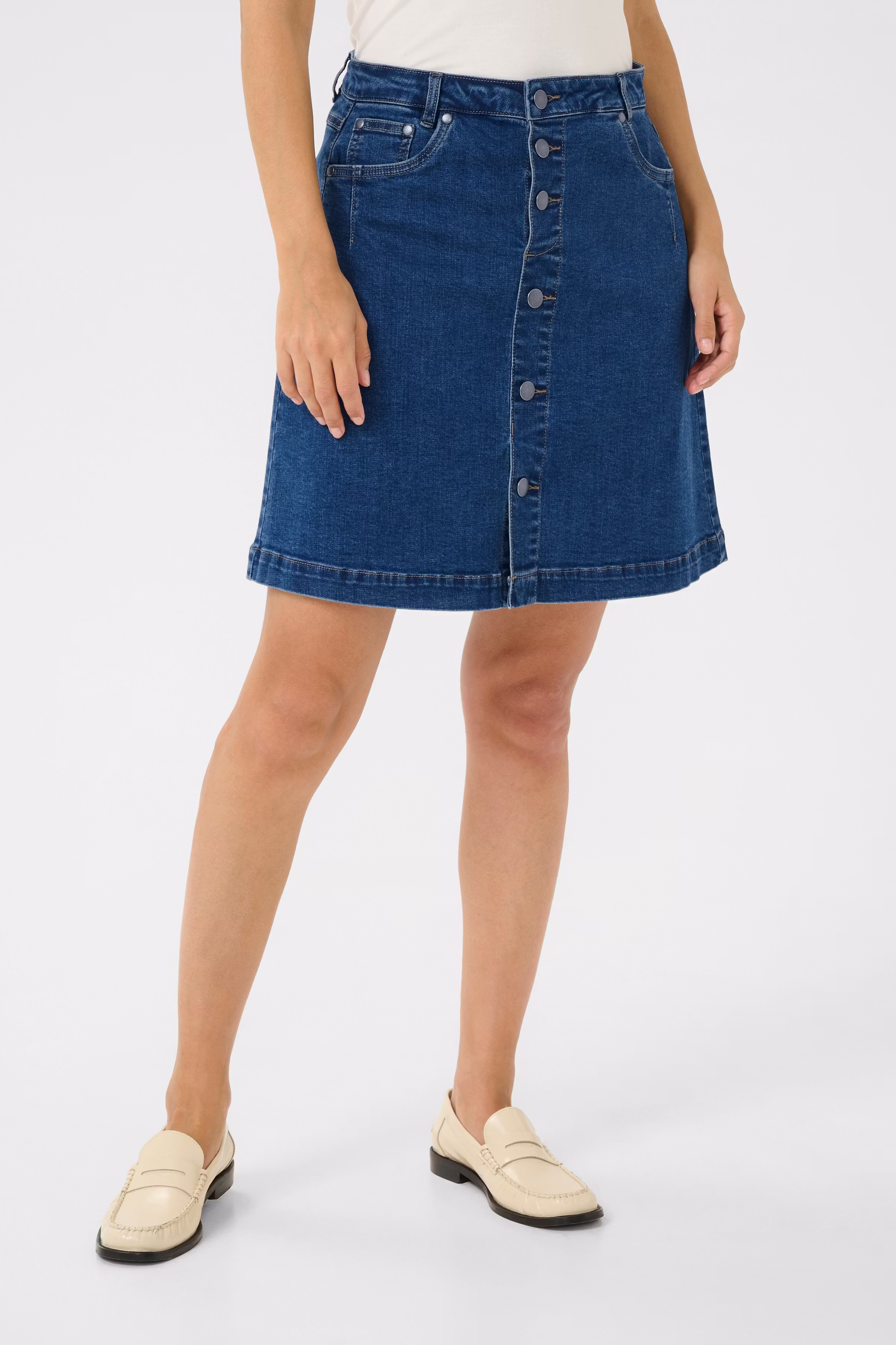 CUlea Denim Skirt LOOKBOOK FRONT 50111912-500028
