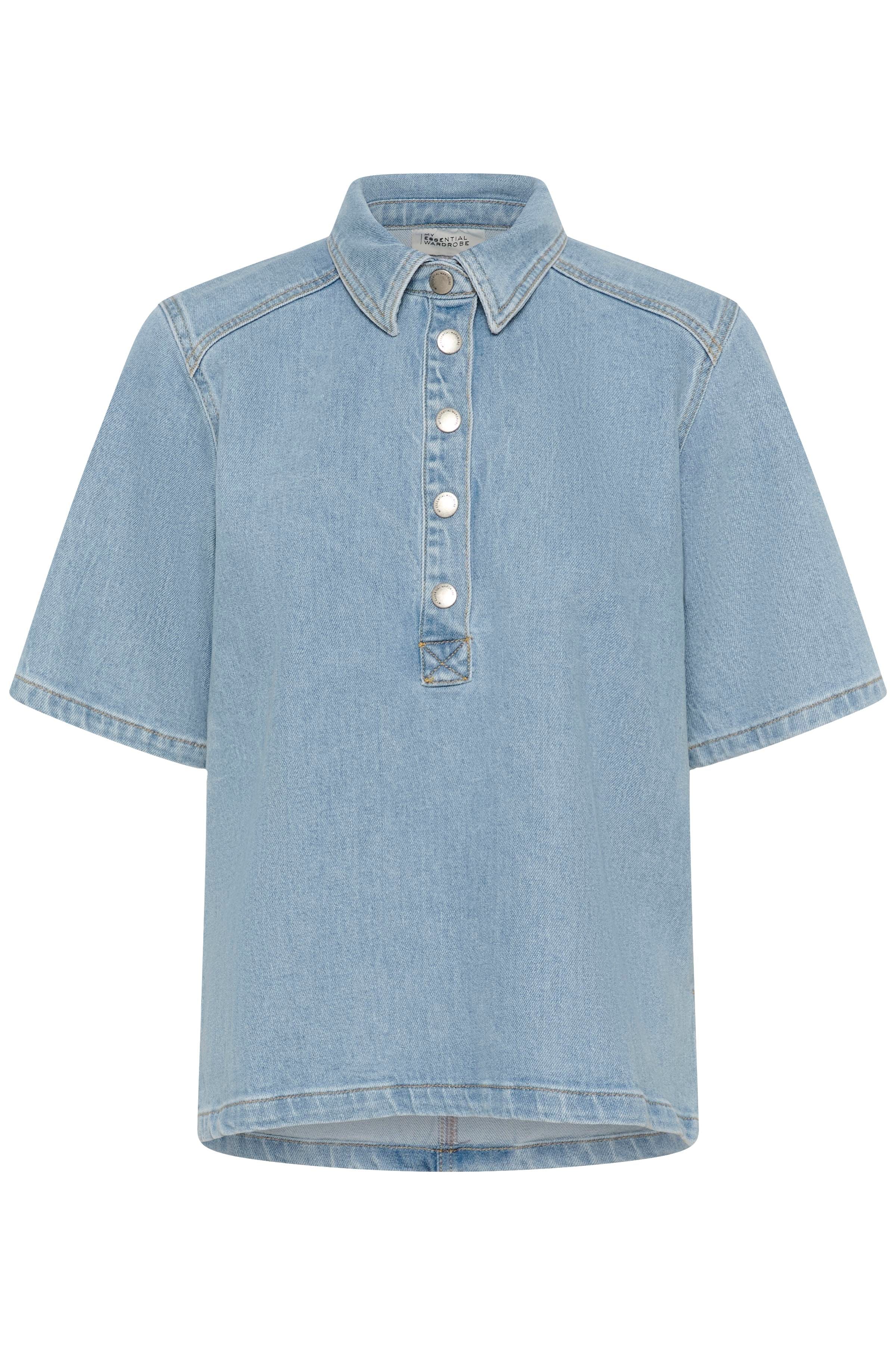 AbinaMW Denim poloshirt PACK FRONT 10704772-100045