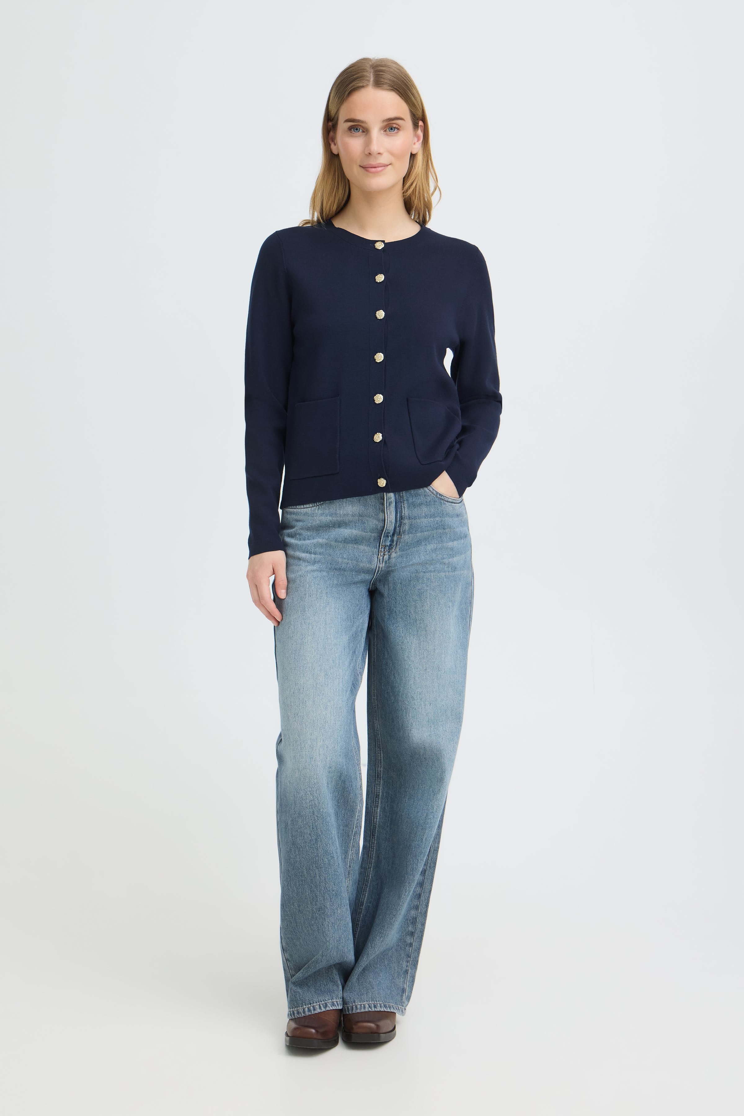 PZSARA Cardigan LOOKBOOK FRONT 50210662-194020