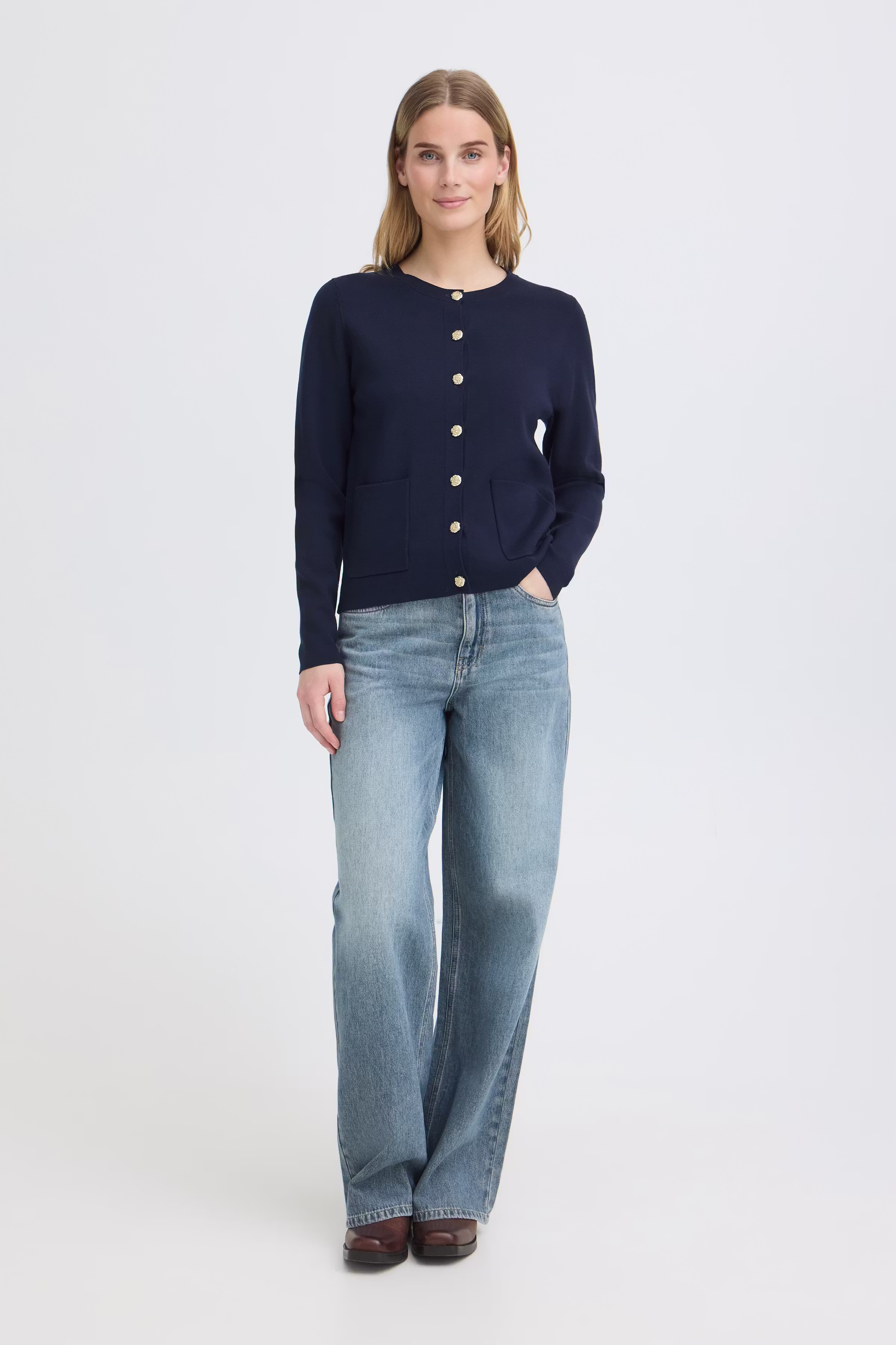 PZSARA Cardigan LOOKBOOK FRONT 50210662-194020