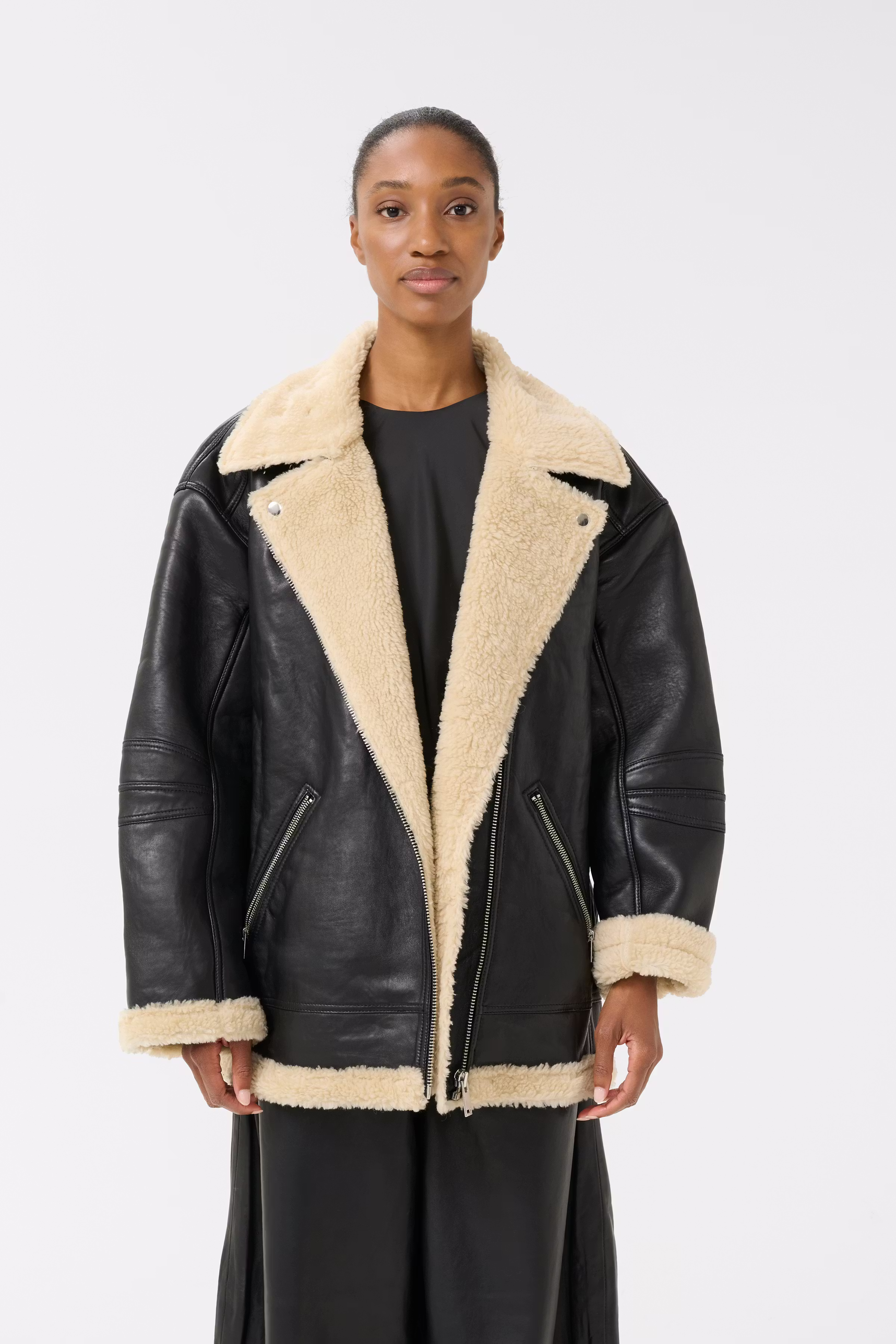 GZShilina Lederjacke LOOKBOOK FRONT 10910336-100017