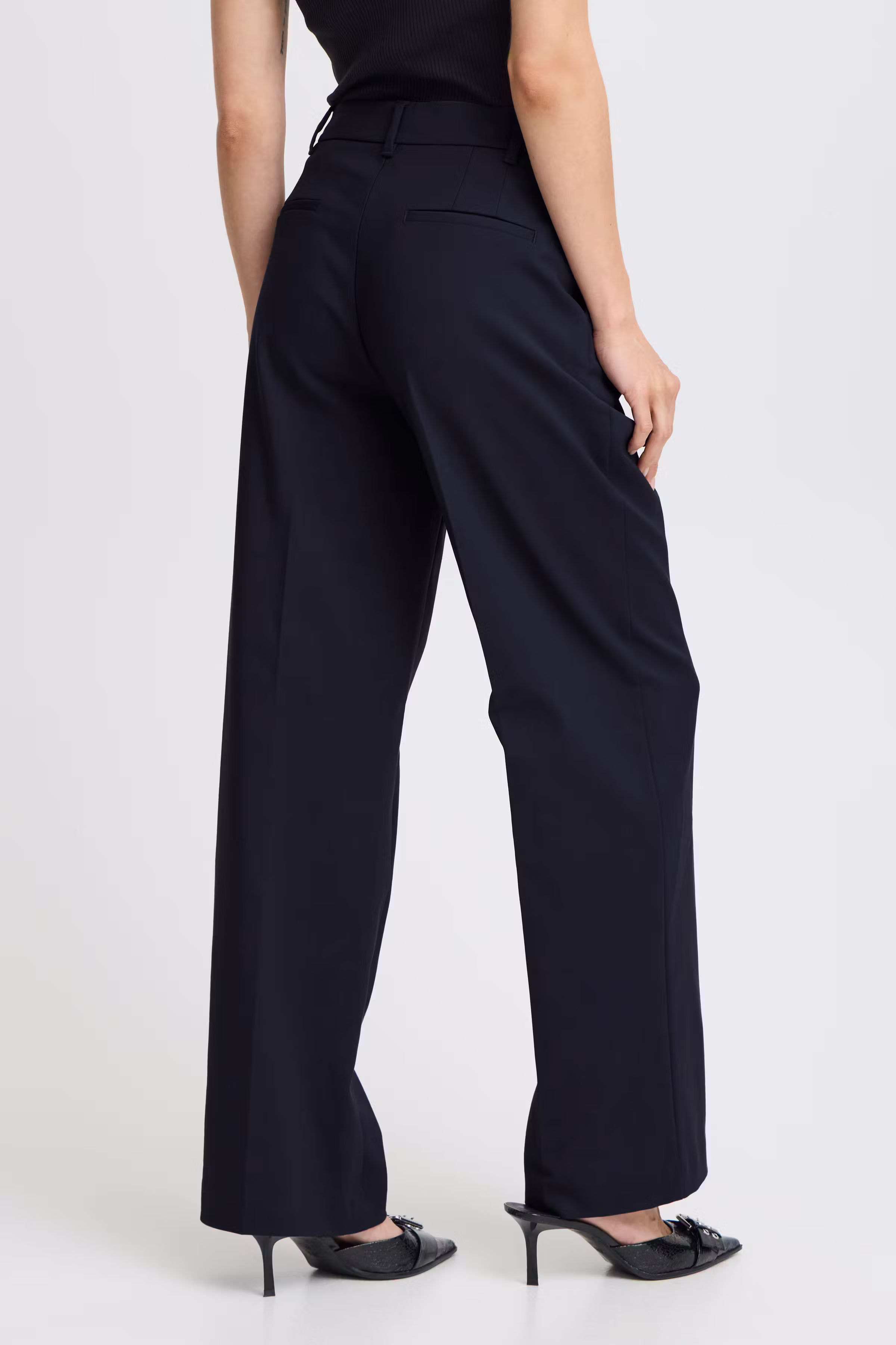 PZBINDY High Waist Wide Leg Bukser LOOKBOOK BACK 50206519-194020