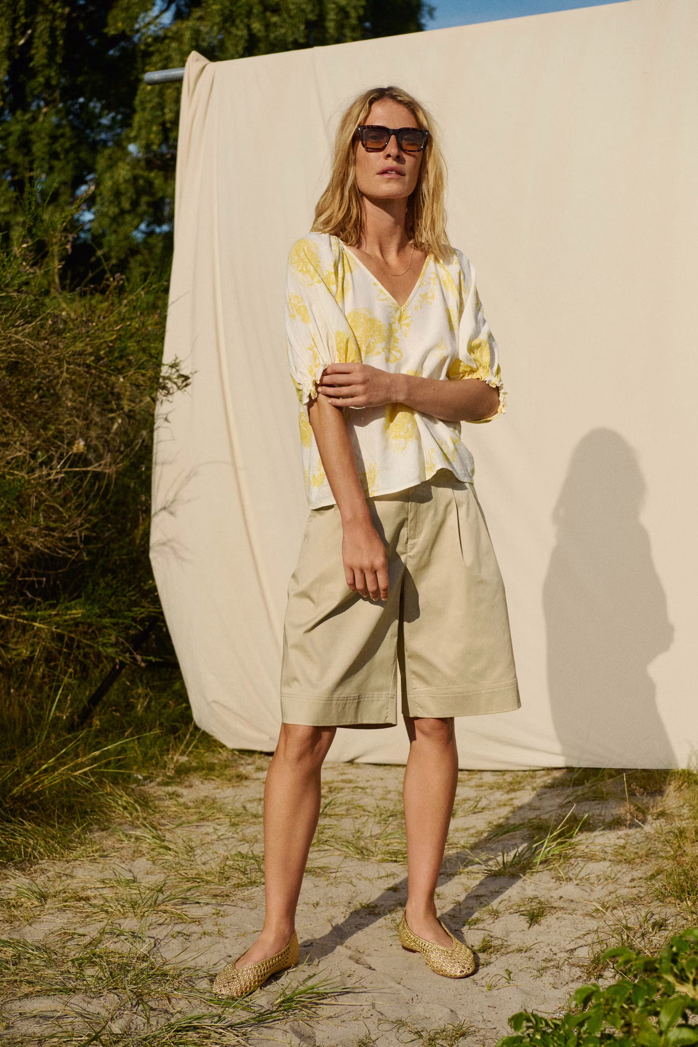 RosalynPW Hør Bluse LOCATION NONE 30309625-303793