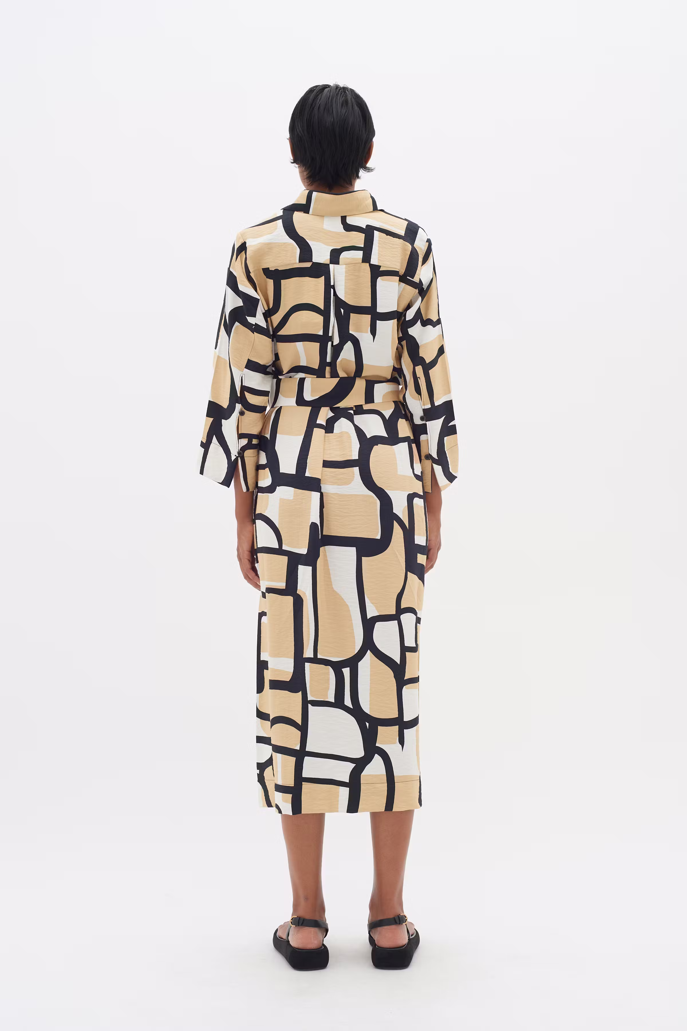 HecanteIW Shirt Klänning LOOKBOOK BACK 30109128-302753