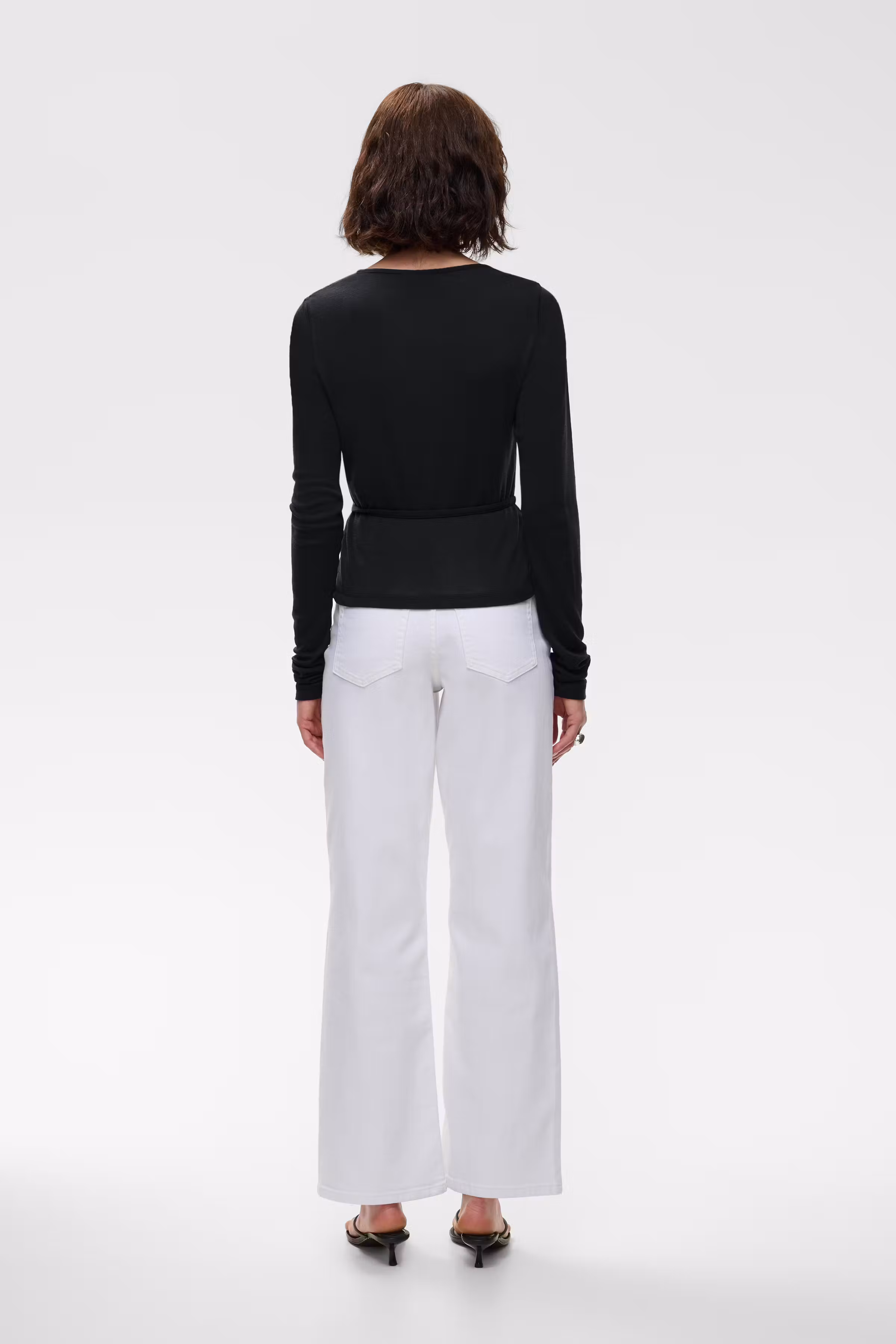 IOFINE WRAP TOP LOOKBOOK BACK 30600120-BK999