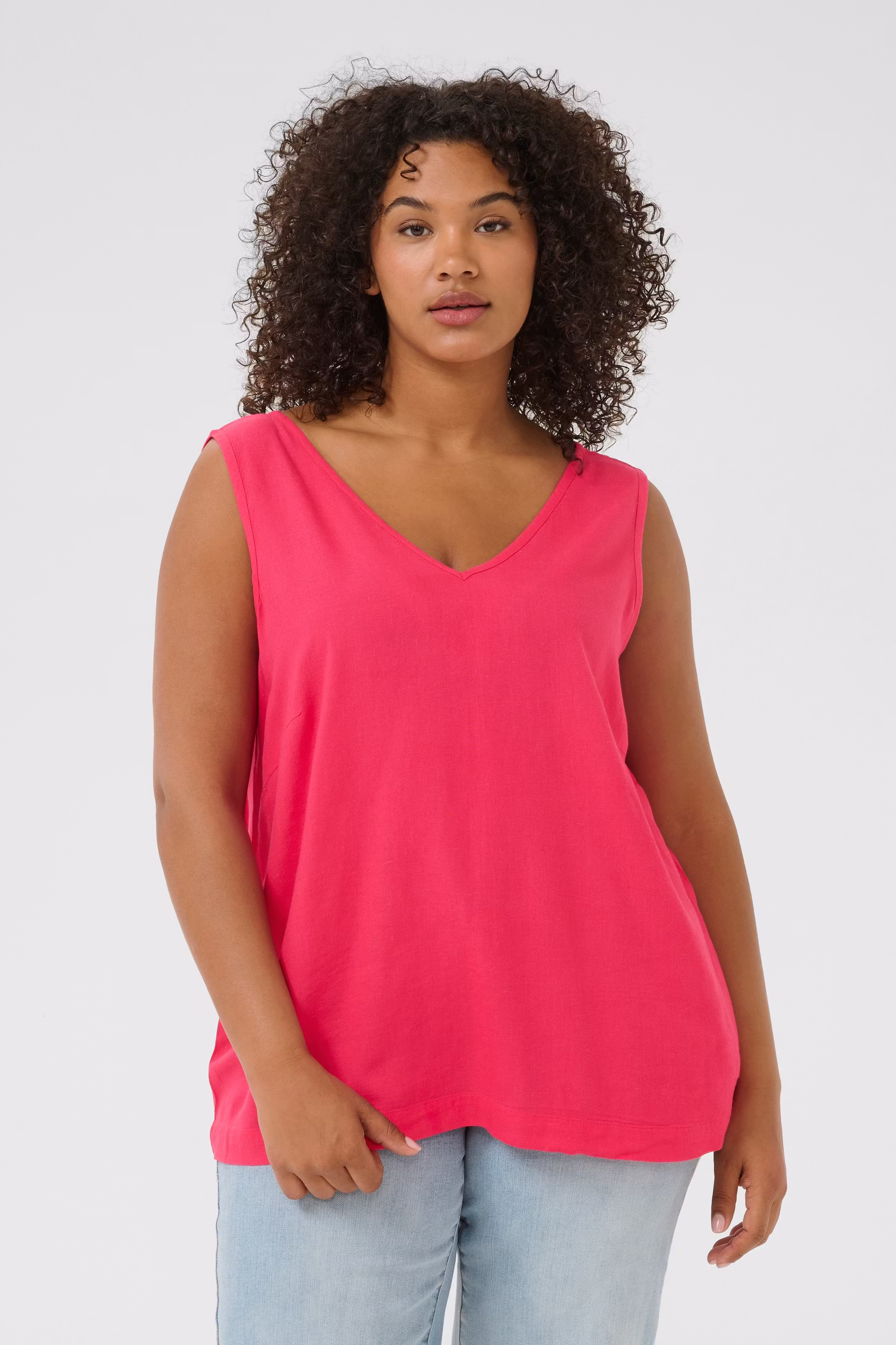 KCmille Linne Top LOOKBOOK FRONT 10582216-181754