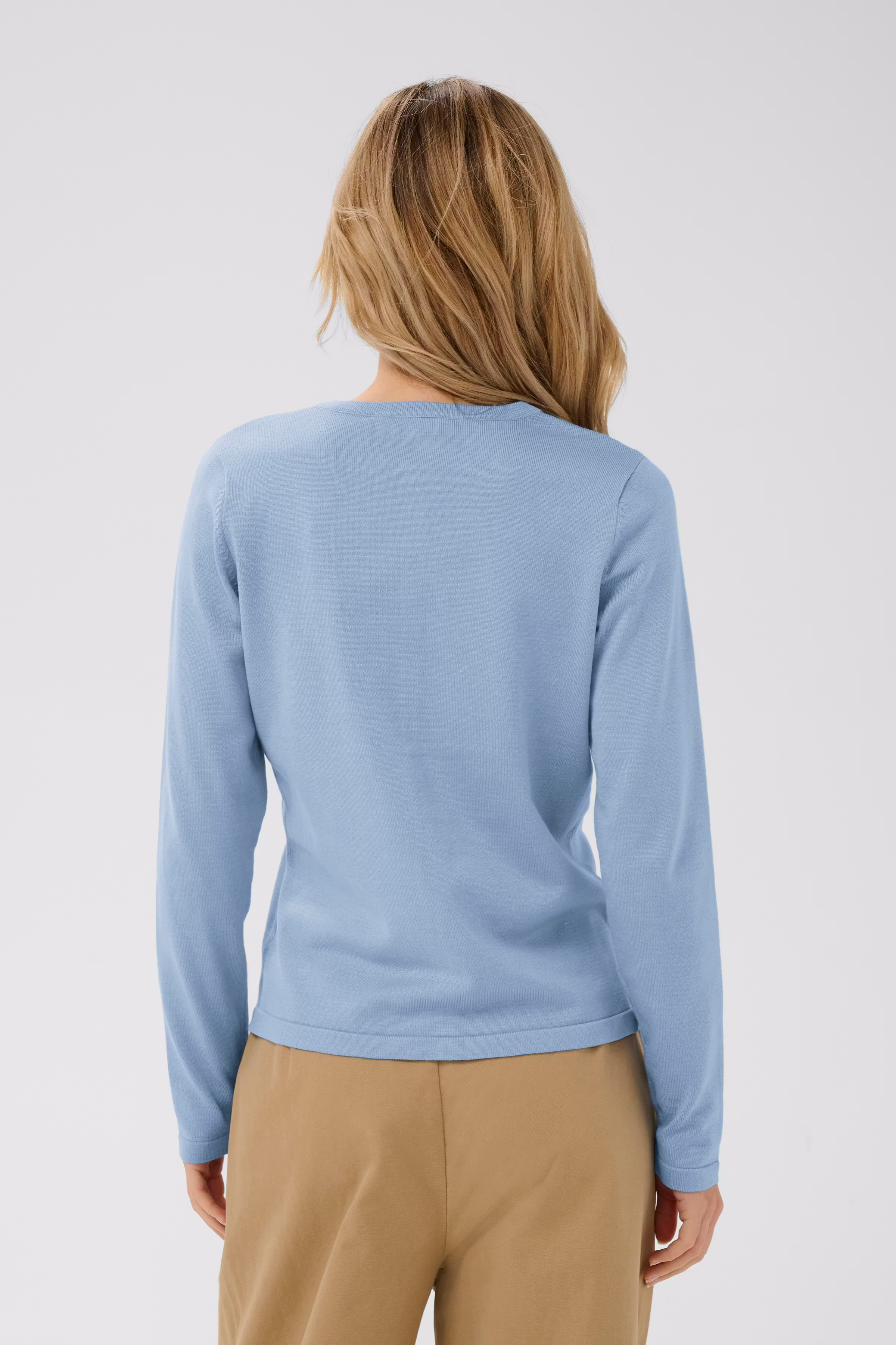 MilaSZ R-Neck Cardigan LOOKBOOK BACK 30500005-164021